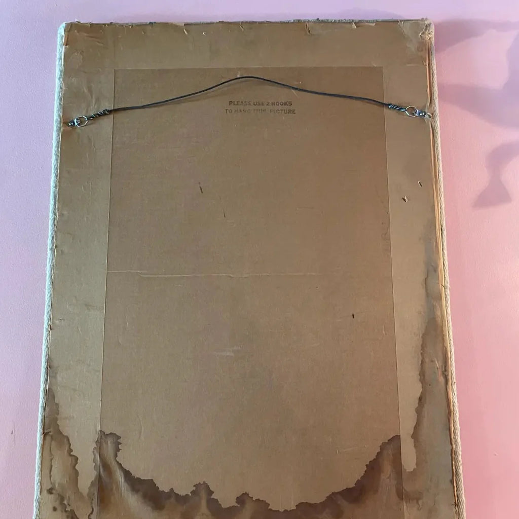 1970's Swedish Floral Tapestry - 22" x 34"