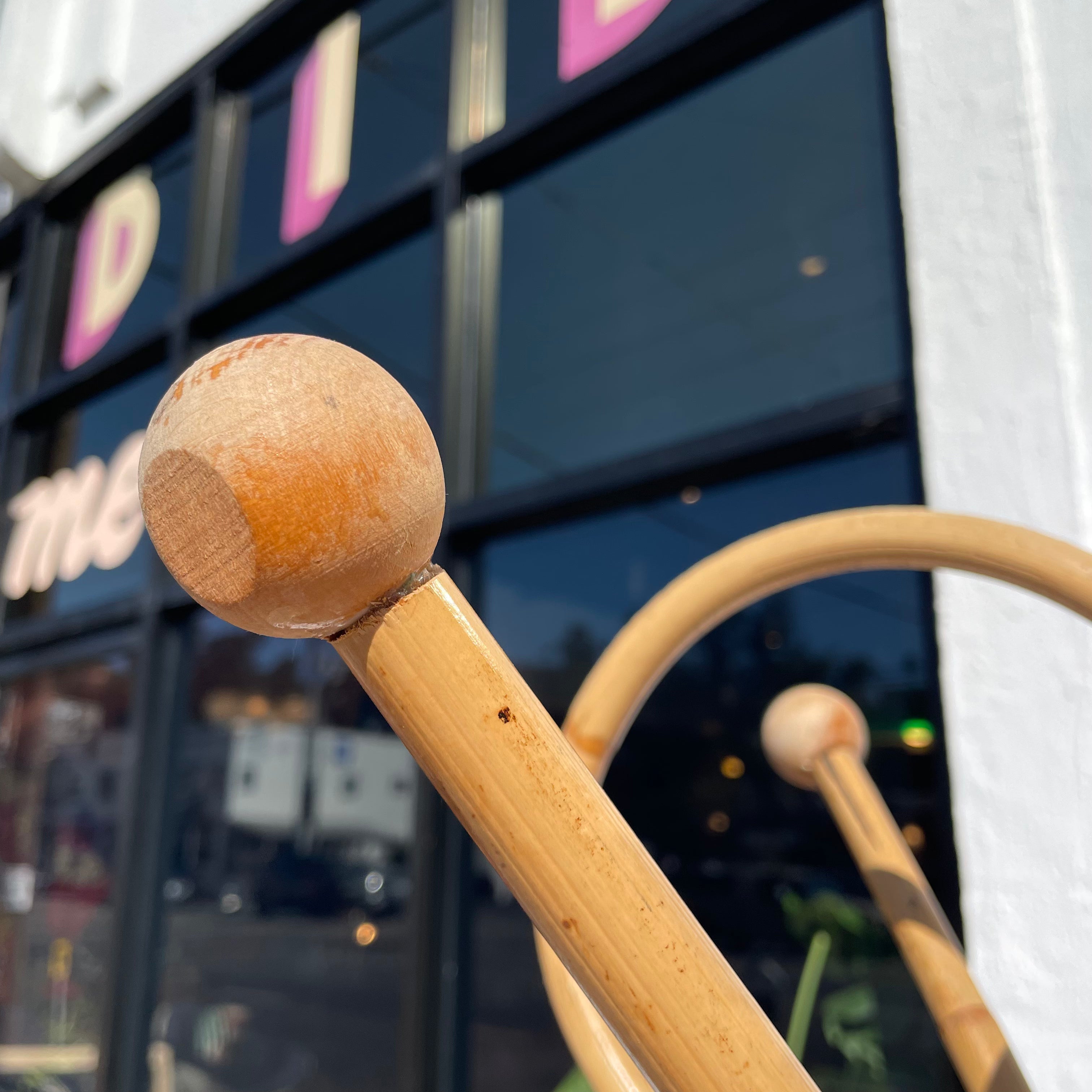 1960’s Italian Coat Rack - Rattan and Bamboo