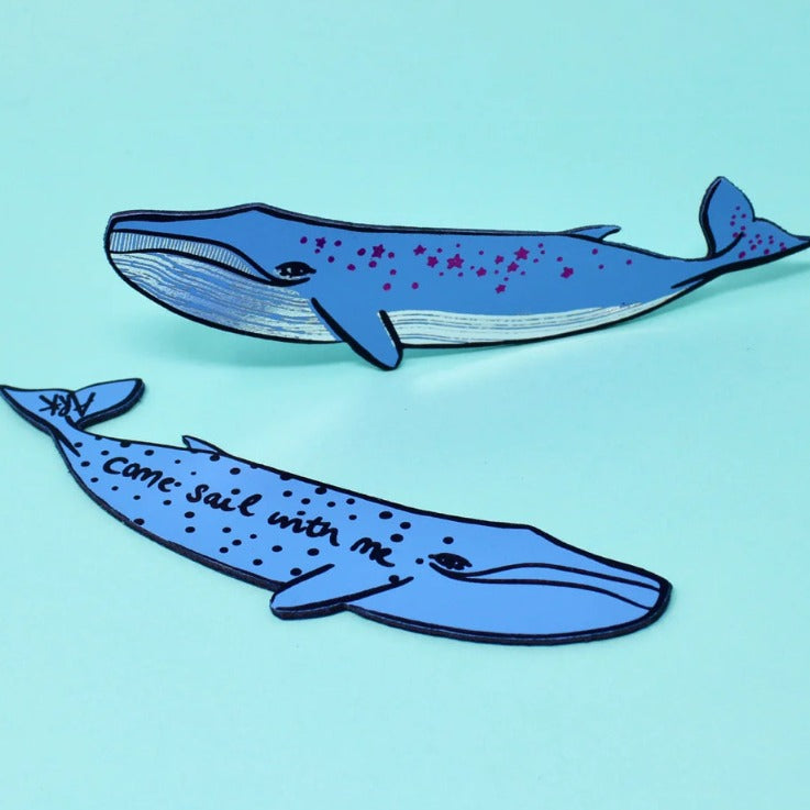 Whale Bookmark by Ark Colour Design