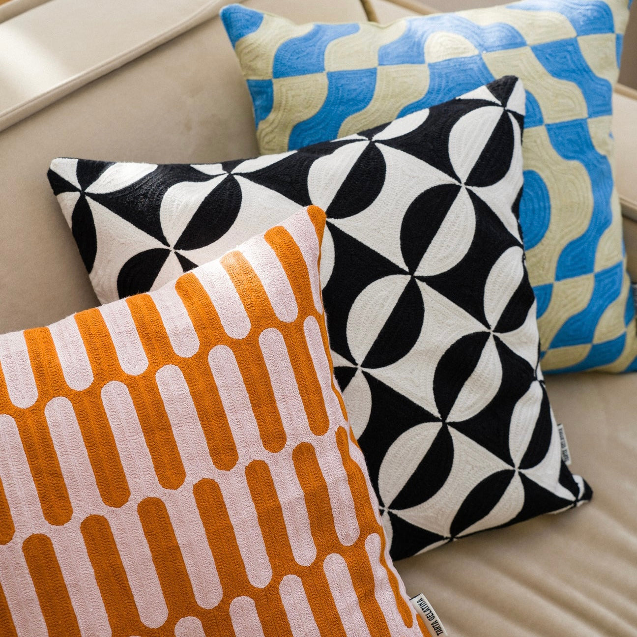 Ziggy Pillow Cover by Tarta Gelatina