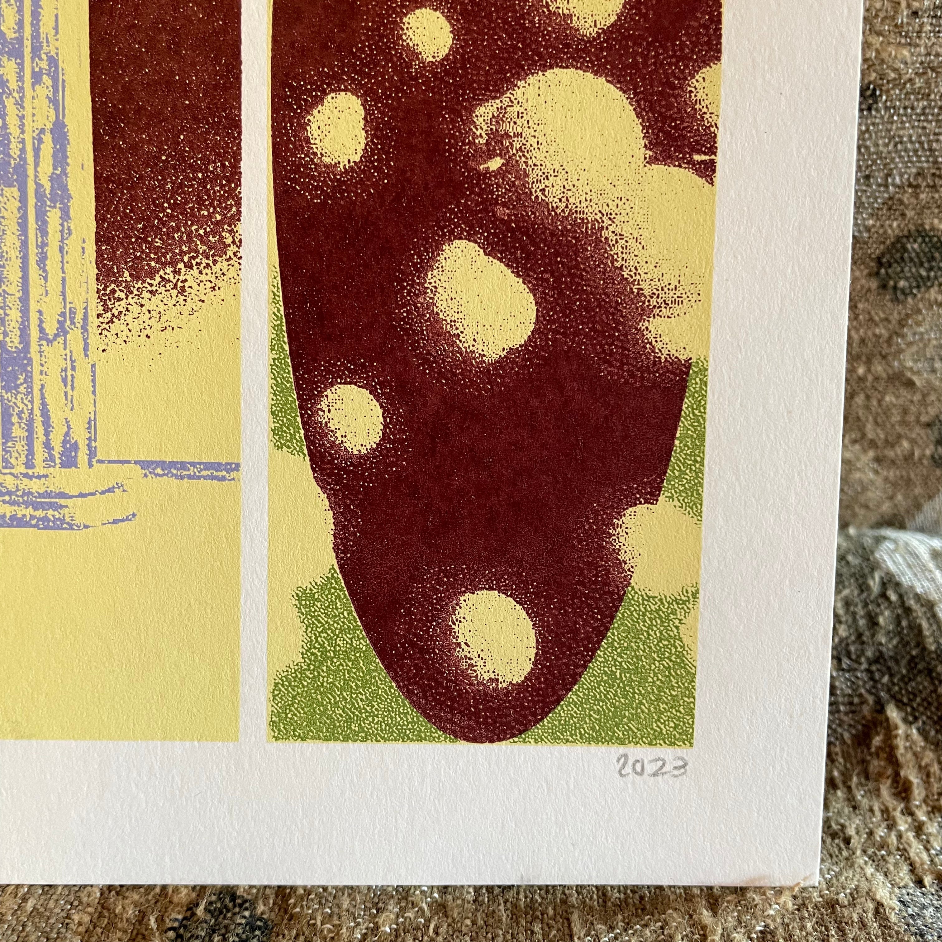 8” x 11.5” Columns Art Print by Bianca Yvonne