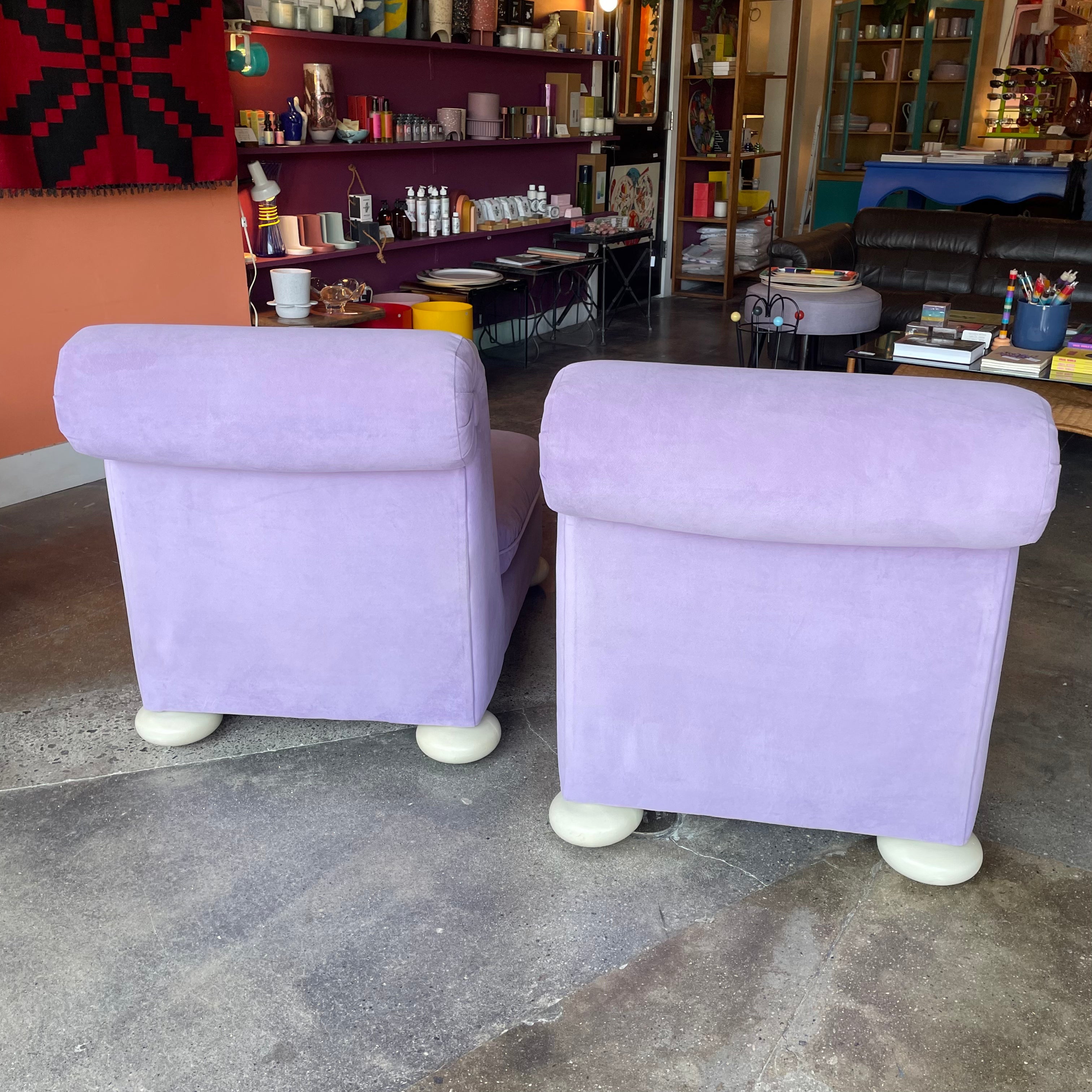 1970's Reupholstered Milo Baughman for Thayer Coggin Scroll Armchairs - 1 available