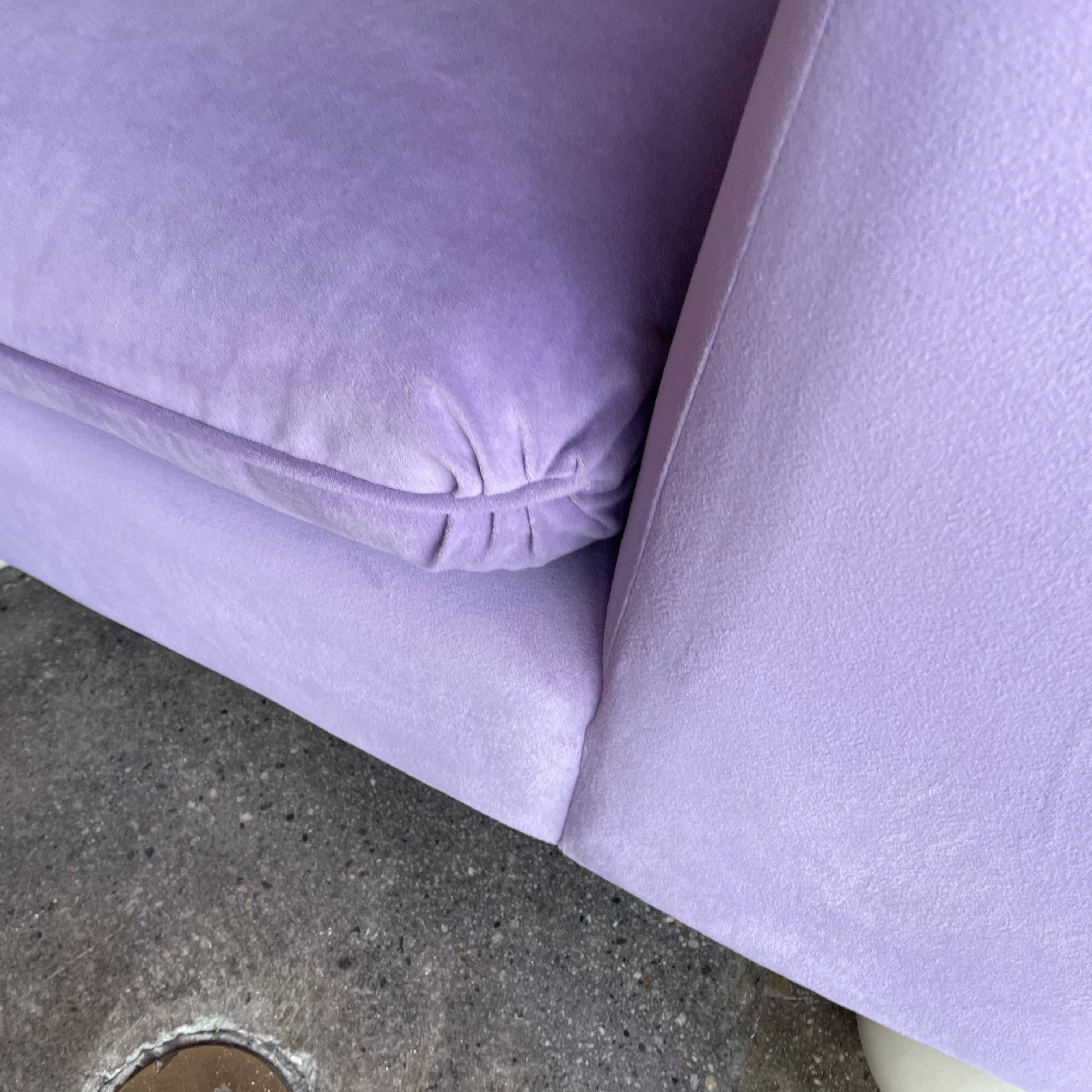 1970's Reupholstered Milo Baughman for Thayer Coggin Scroll Armchairs - 1 available