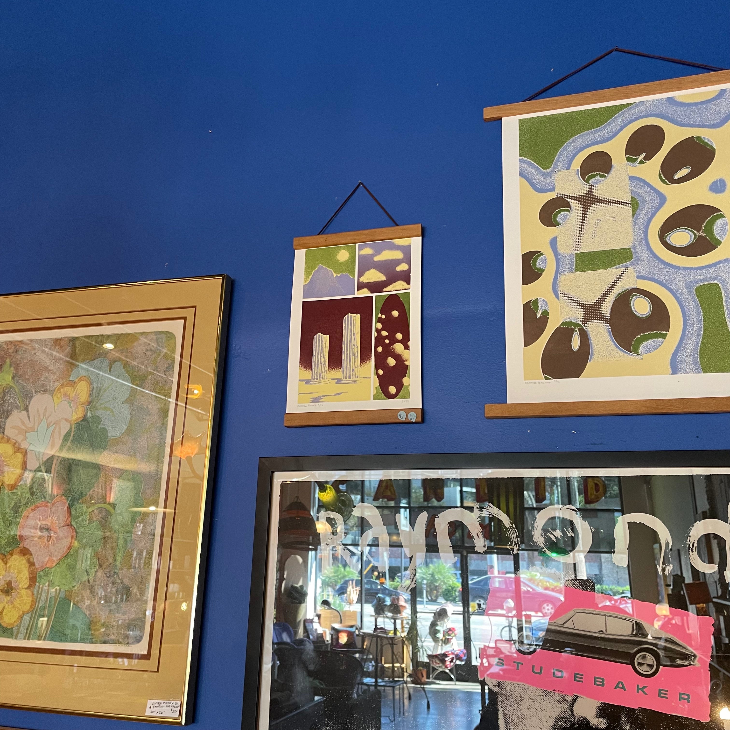 8” x 11.5” Columns Art Print by Bianca Yvonne