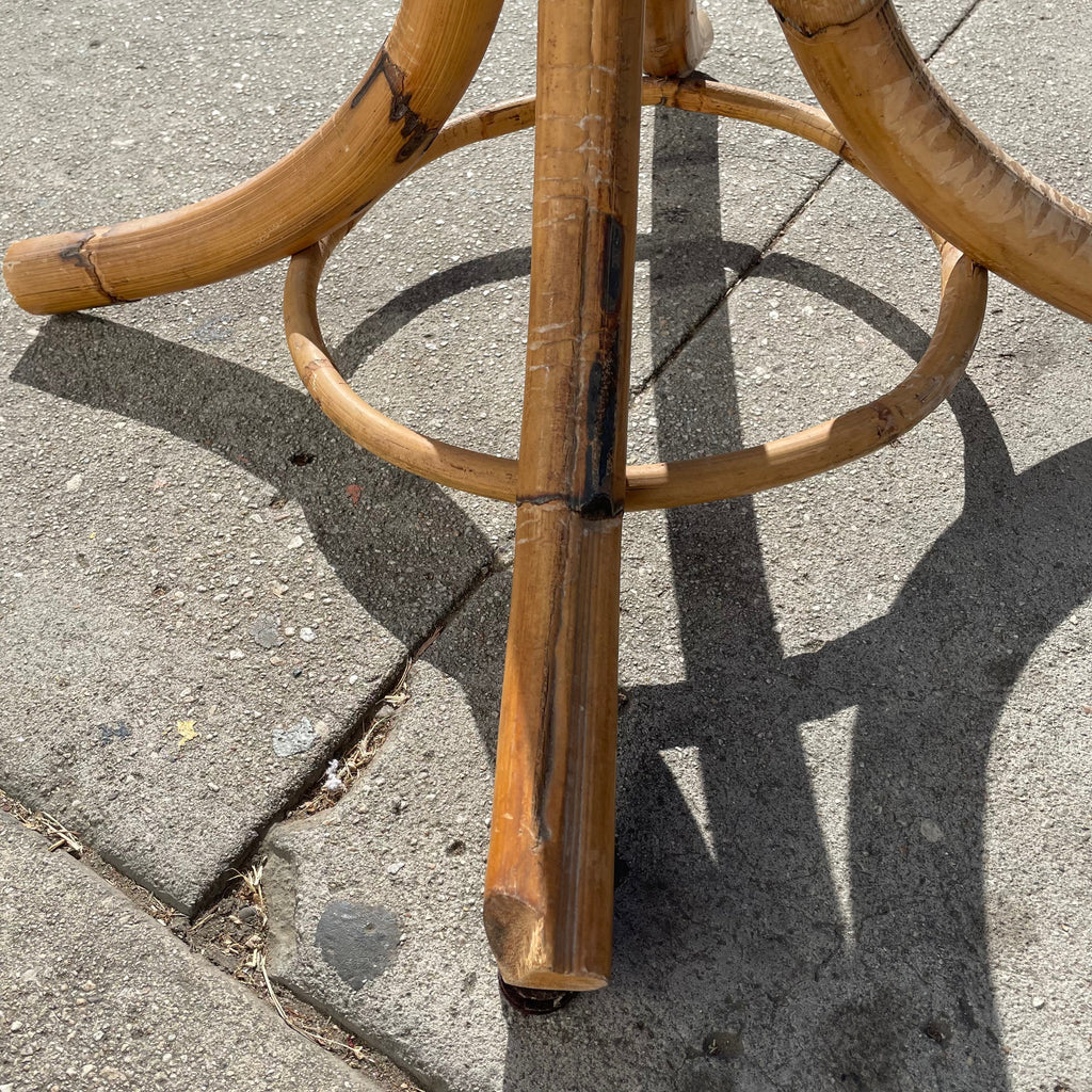 1960’s Italian Coat Rack - Rattan and Bamboo