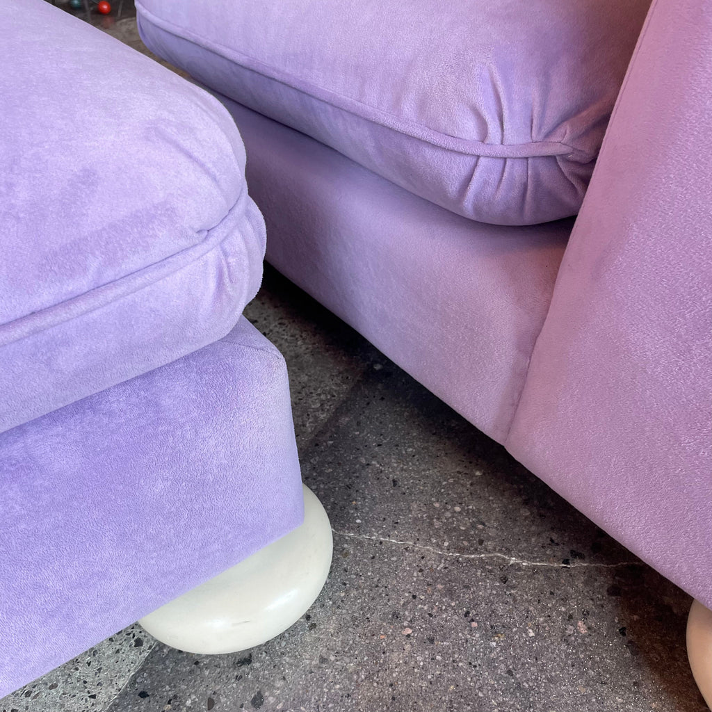 1970's Reupholstered Milo Baughman for Thayer Coggin Scroll Armchairs - 1 available