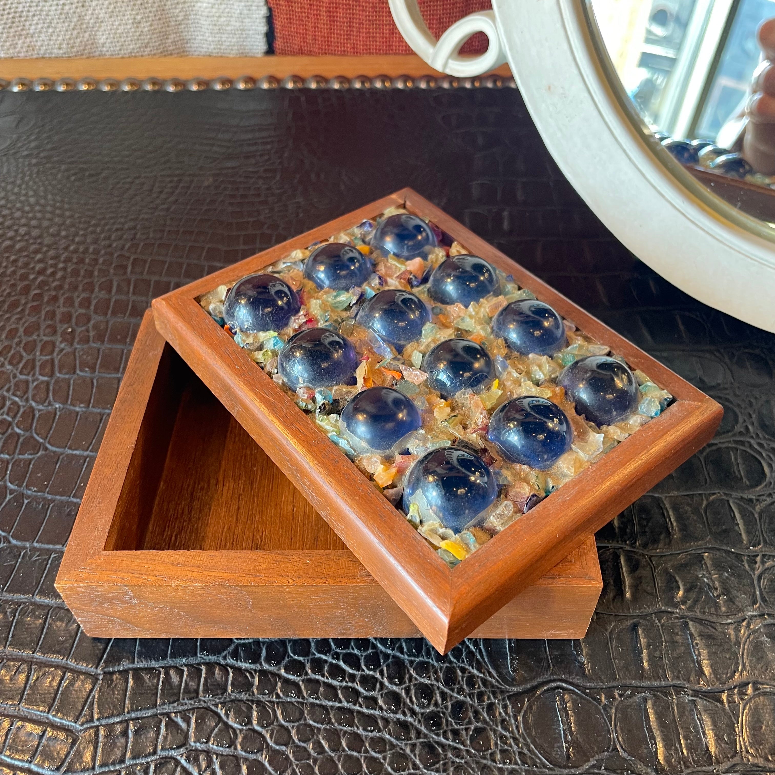 Vintage Folk Art Jewelry Box