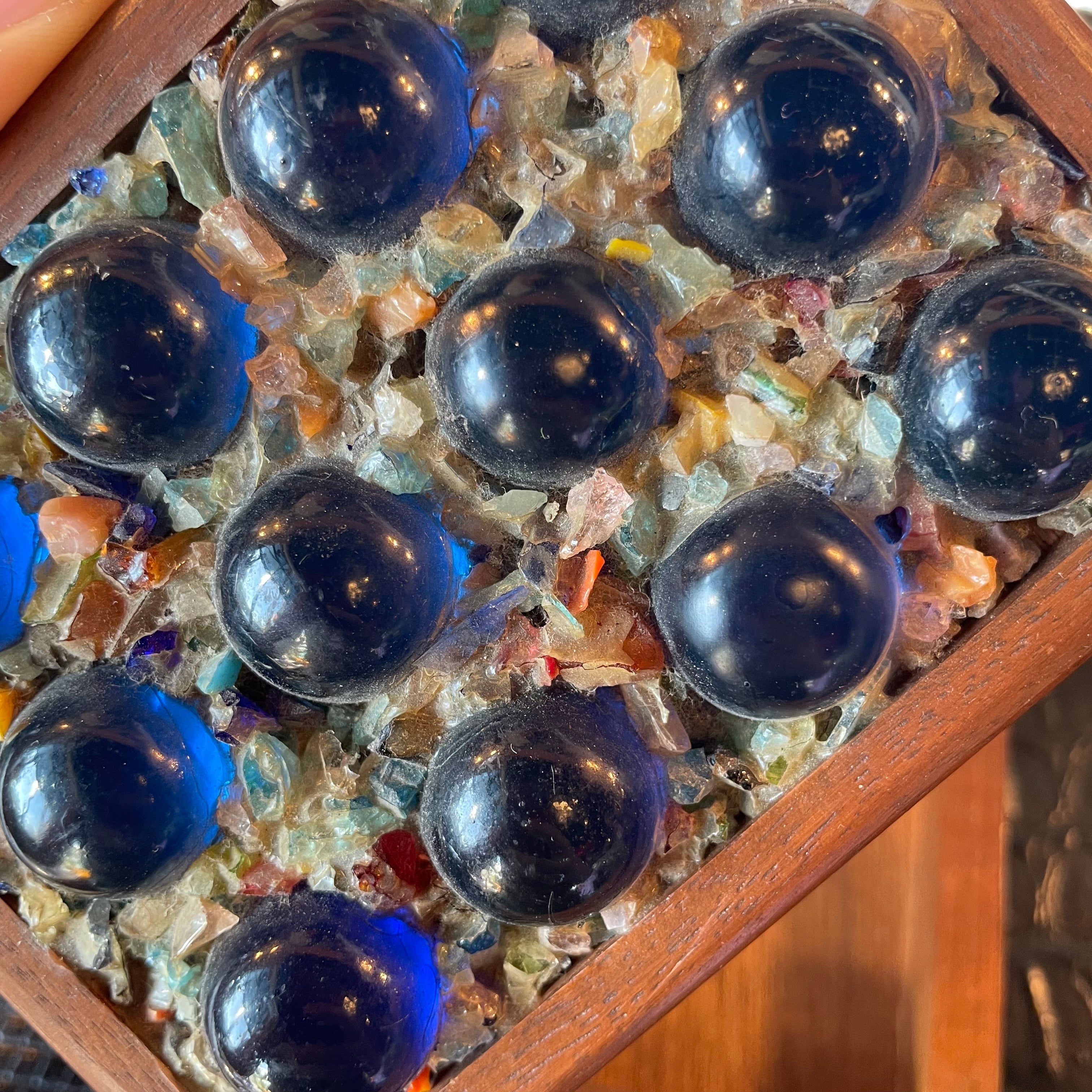 Vintage Folk Art Jewelry Box