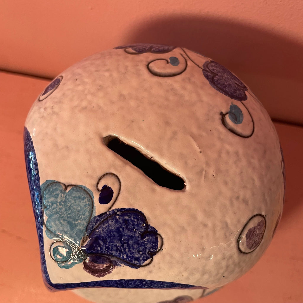 1960's Italian Ceramic Owl Bank