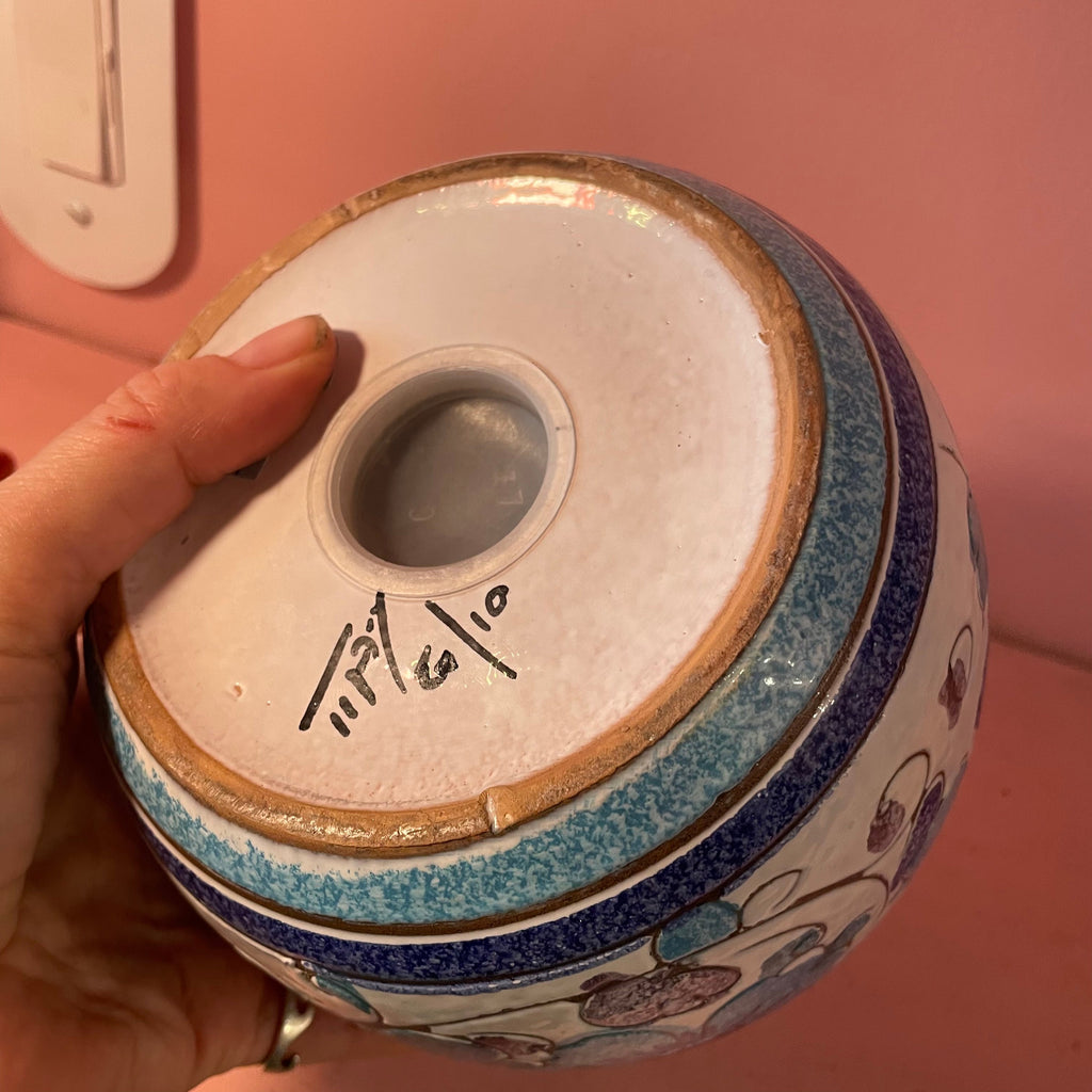 1960's Italian Ceramic Owl Bank