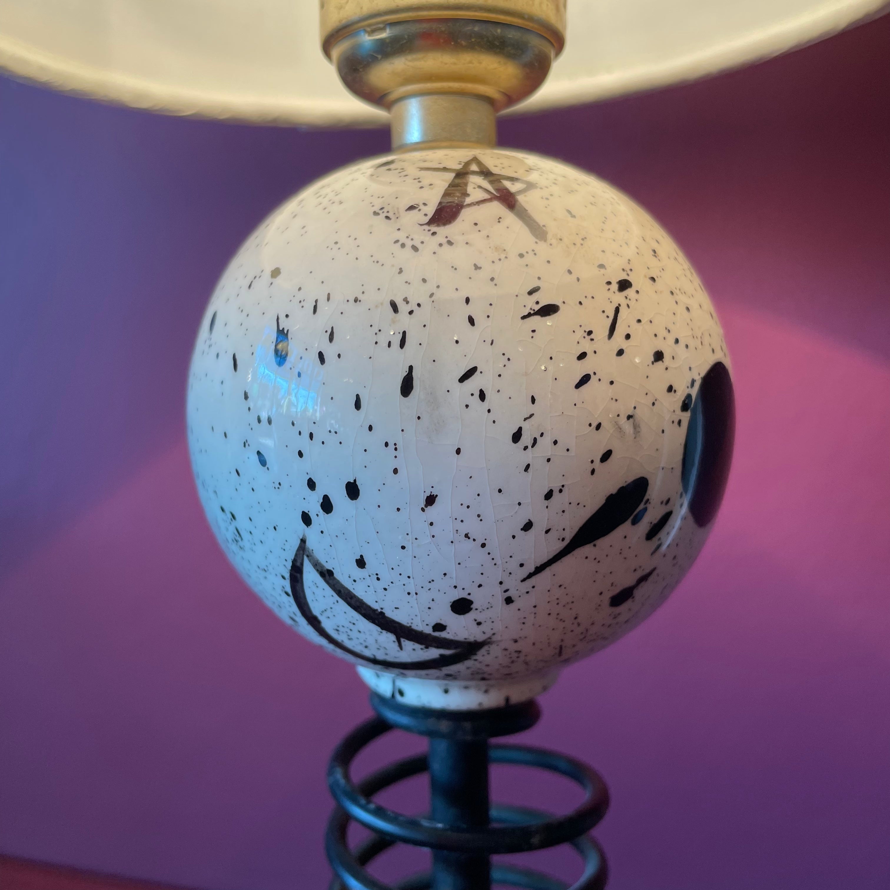 1960's Vintage Atomic Table Lamp