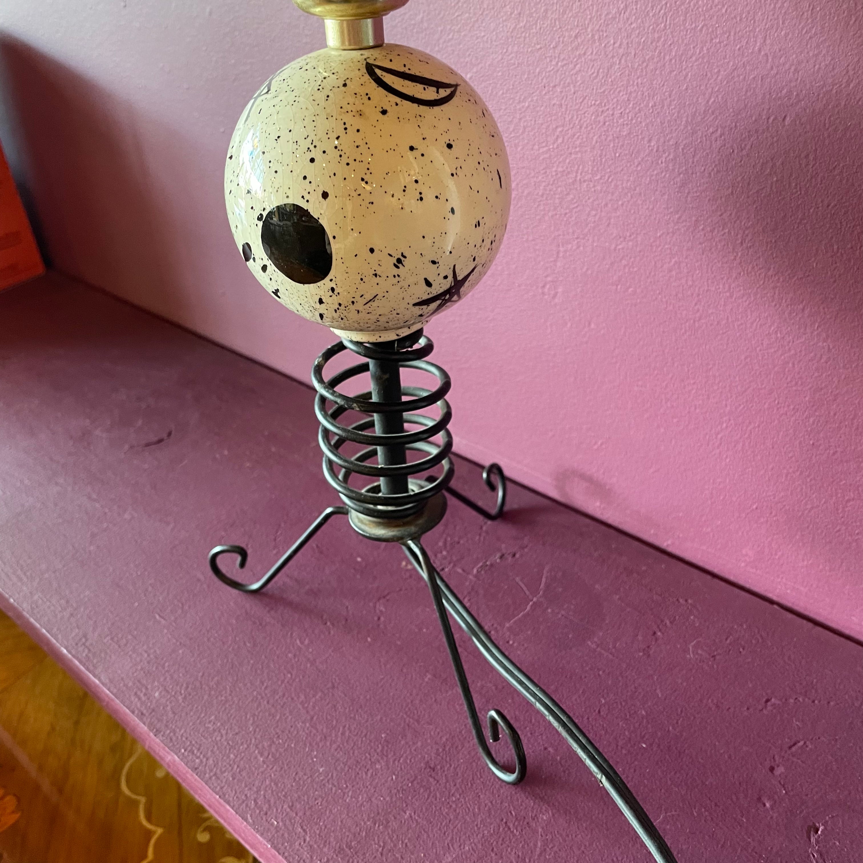 1960's Vintage Atomic Table Lamp