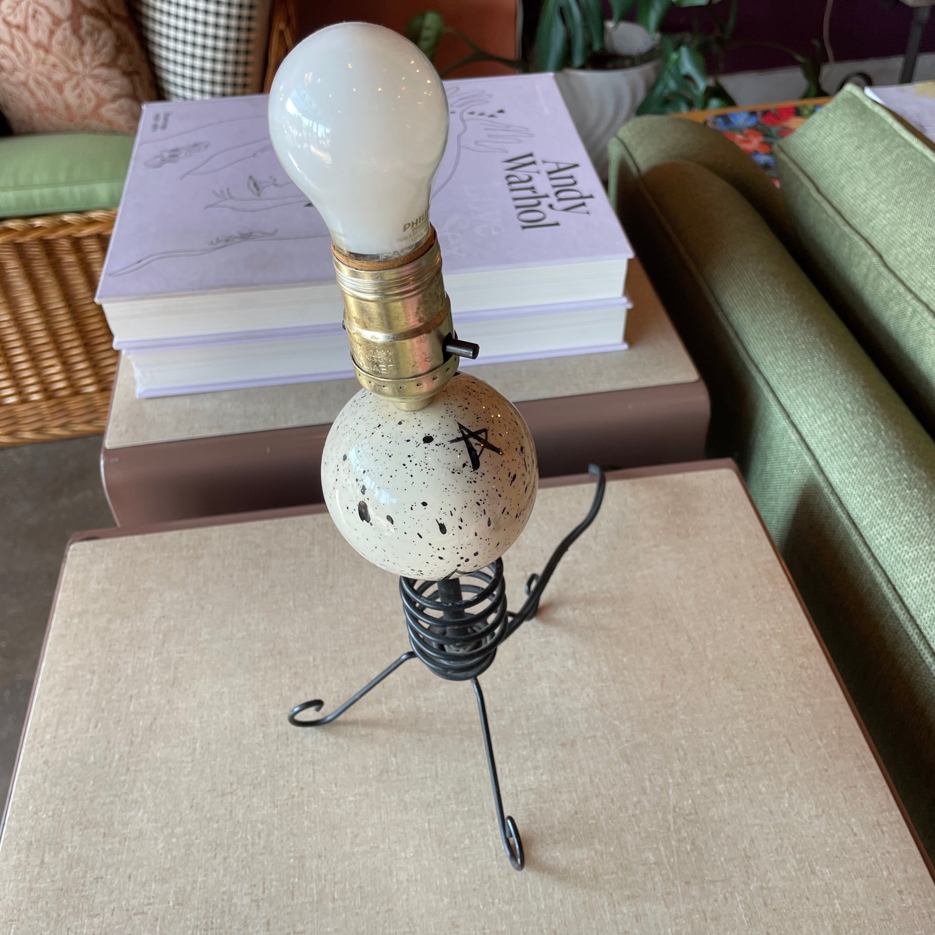 1960's Vintage Atomic Table Lamp