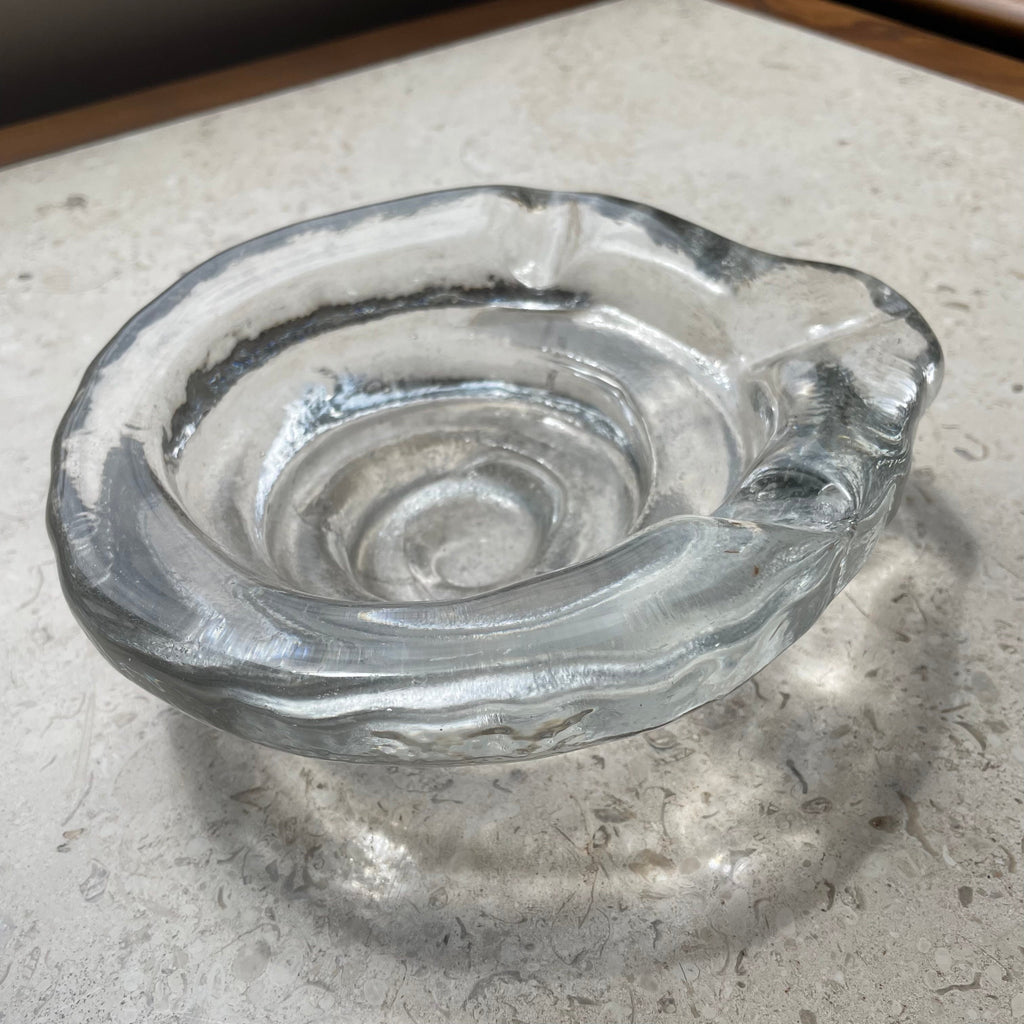 1970's Vintage Art Glass Ashtray