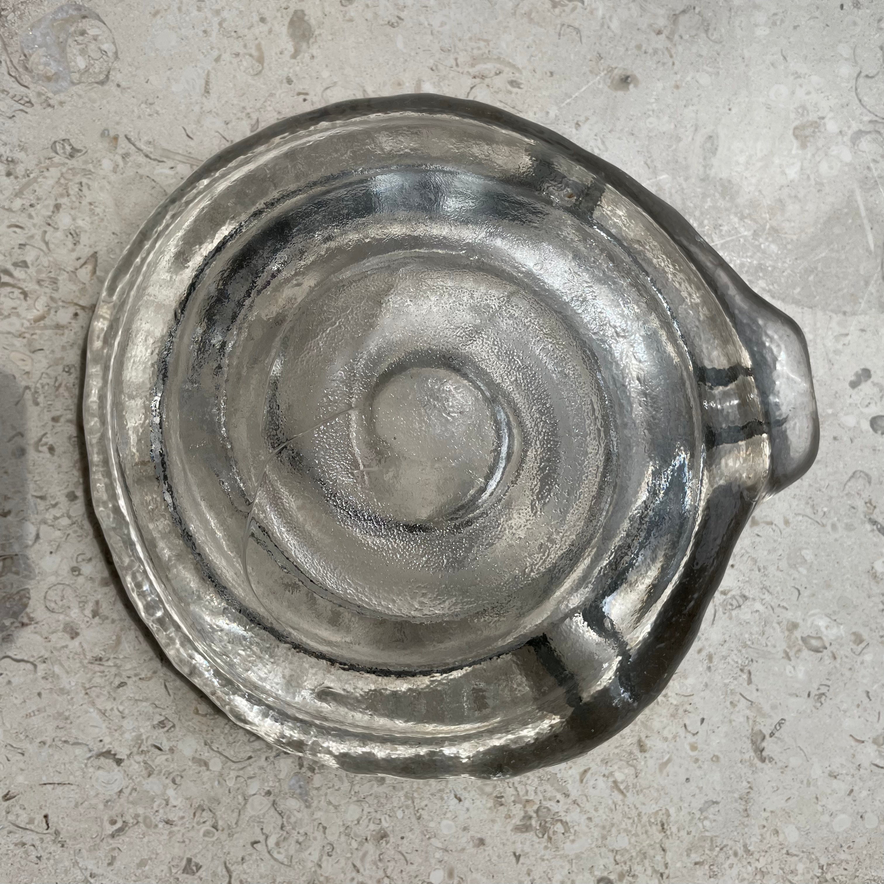 1970's Vintage Art Glass Ashtray