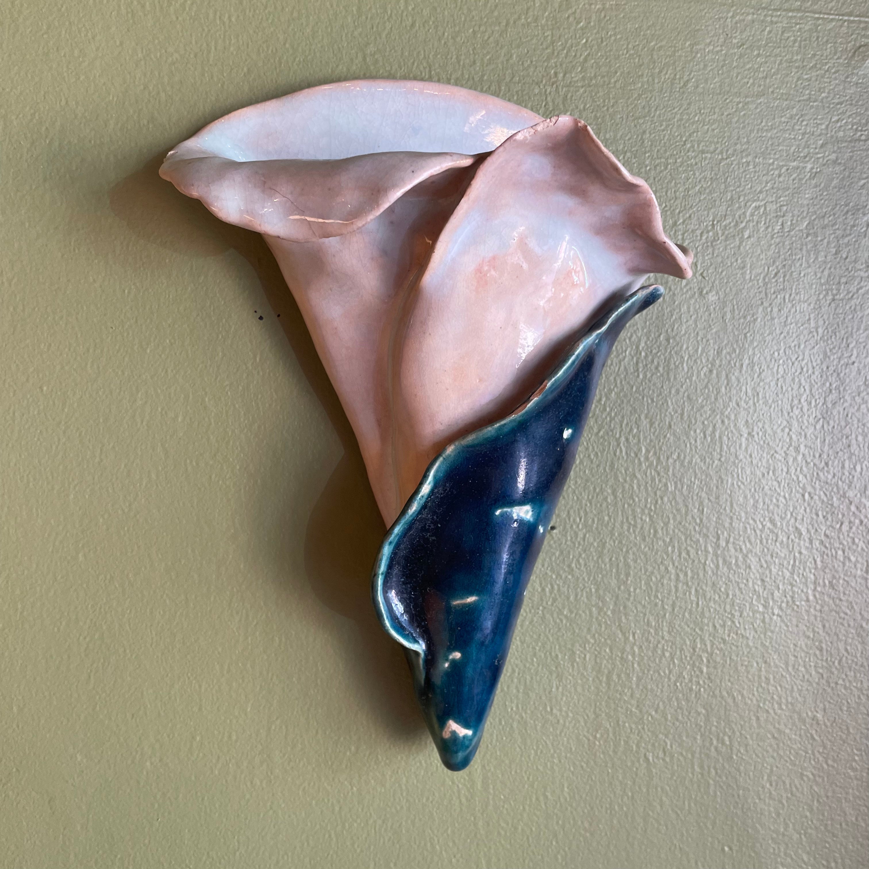 1940's Ceramic Lily Wall Pocket