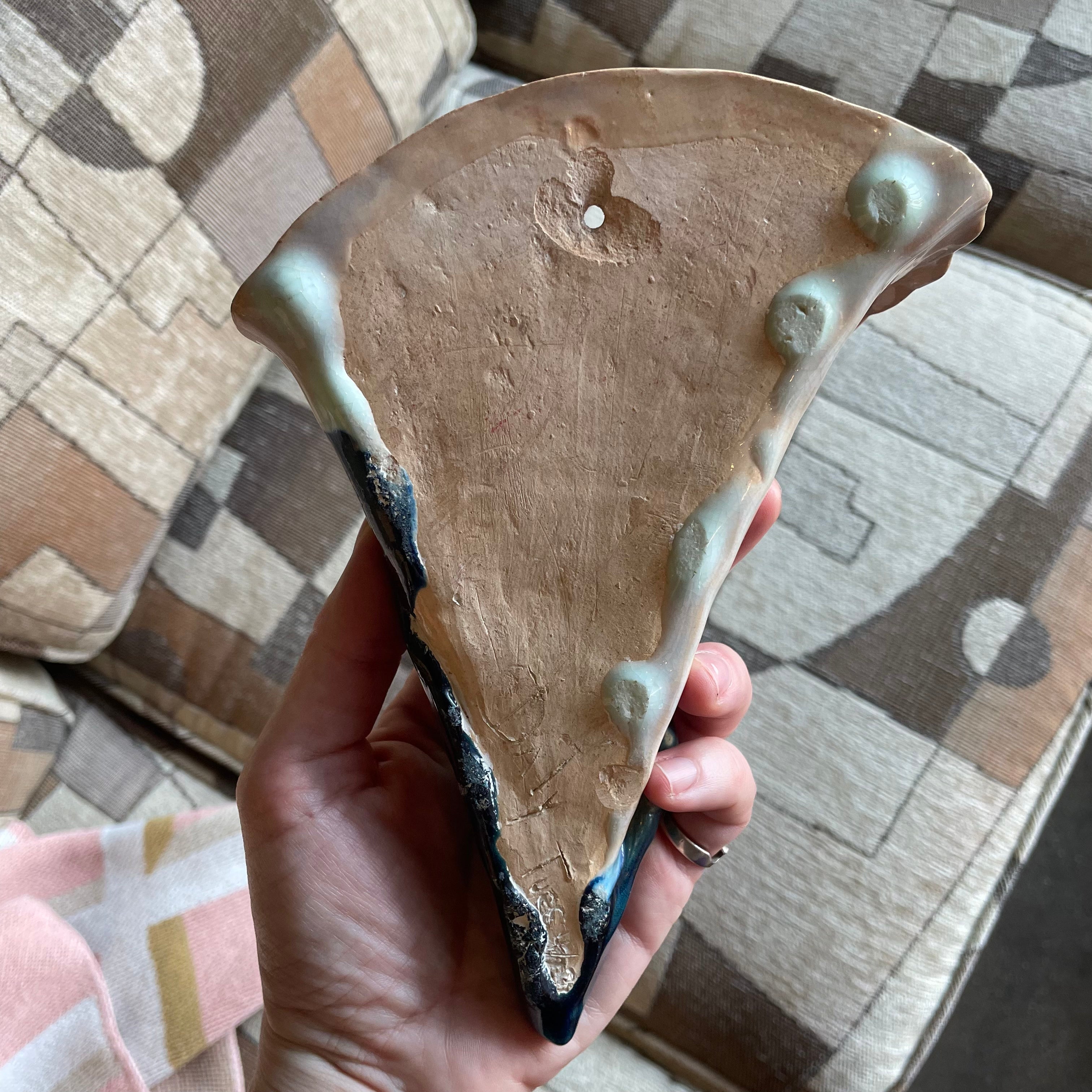 1940's Ceramic Lily Wall Pocket