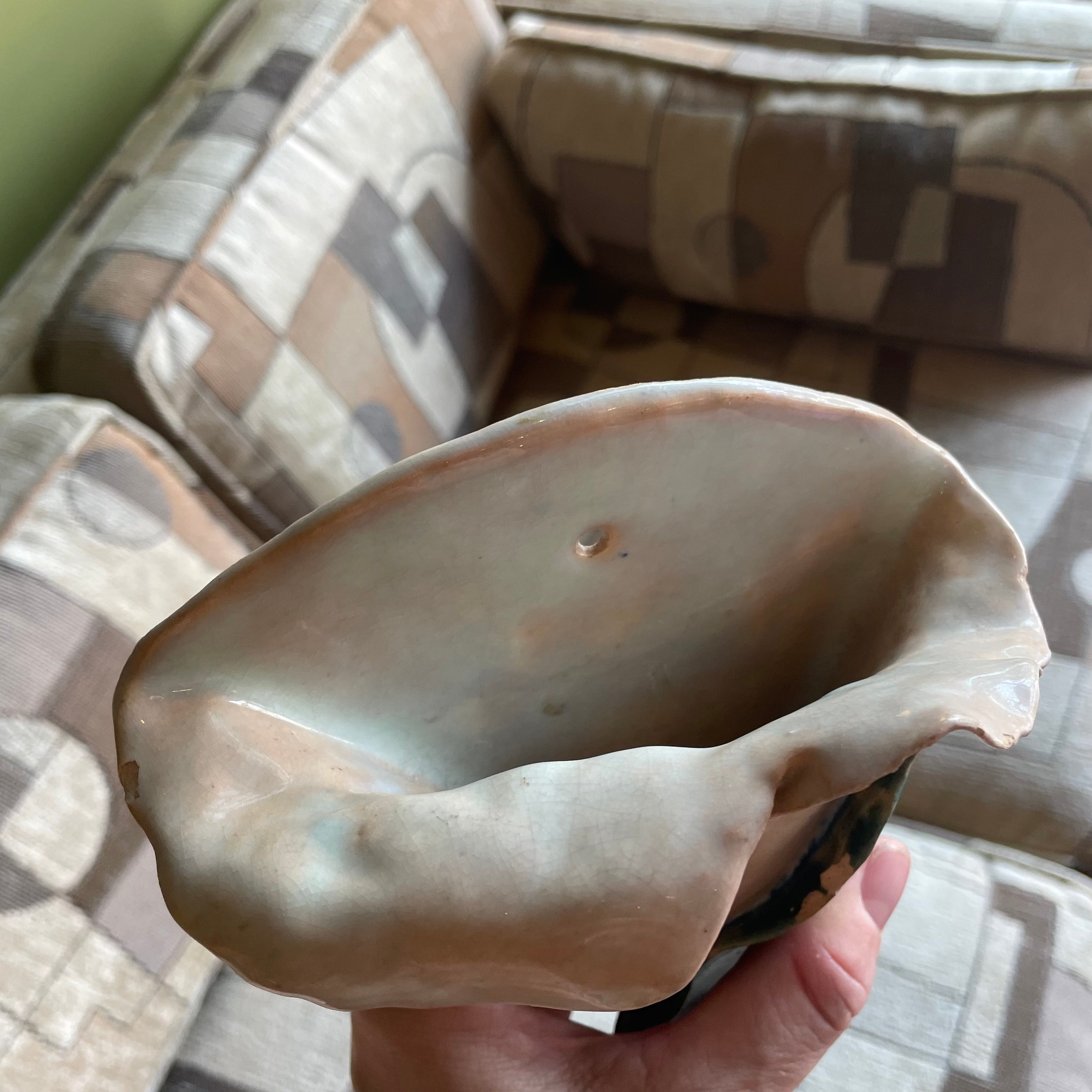 1940's Ceramic Lily Wall Pocket