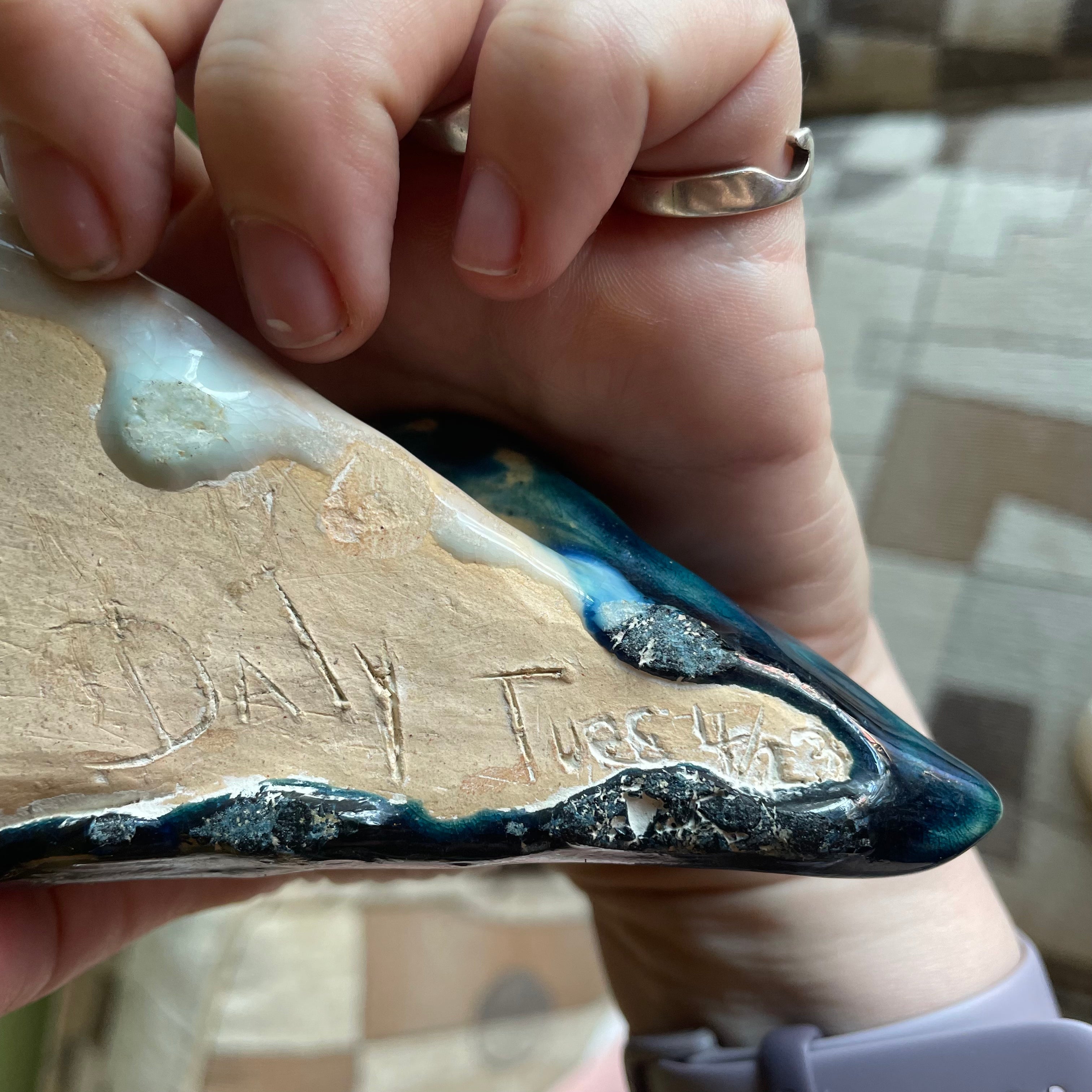 1940's Ceramic Lily Wall Pocket