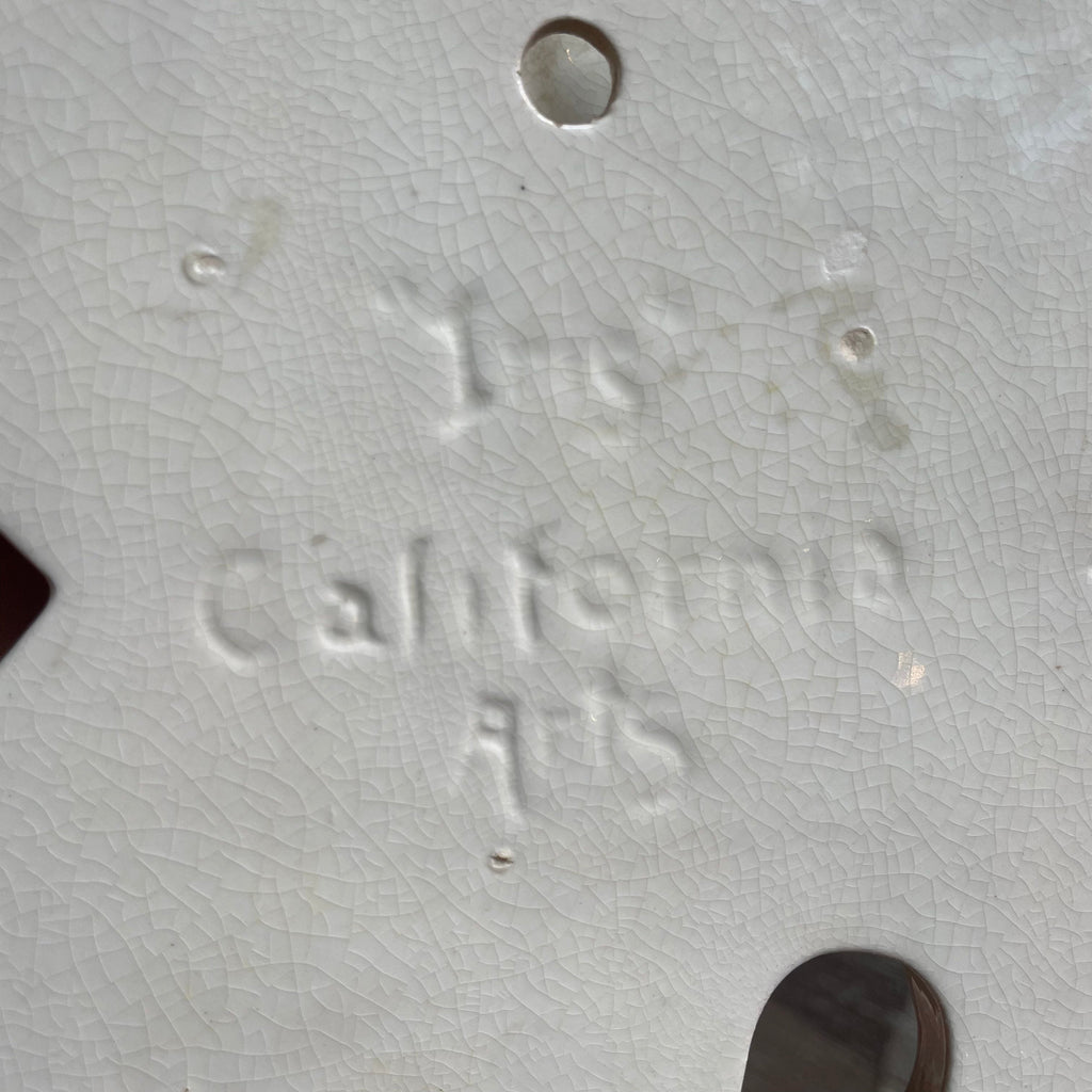 1940's Ceramic Iris Wall Pocket