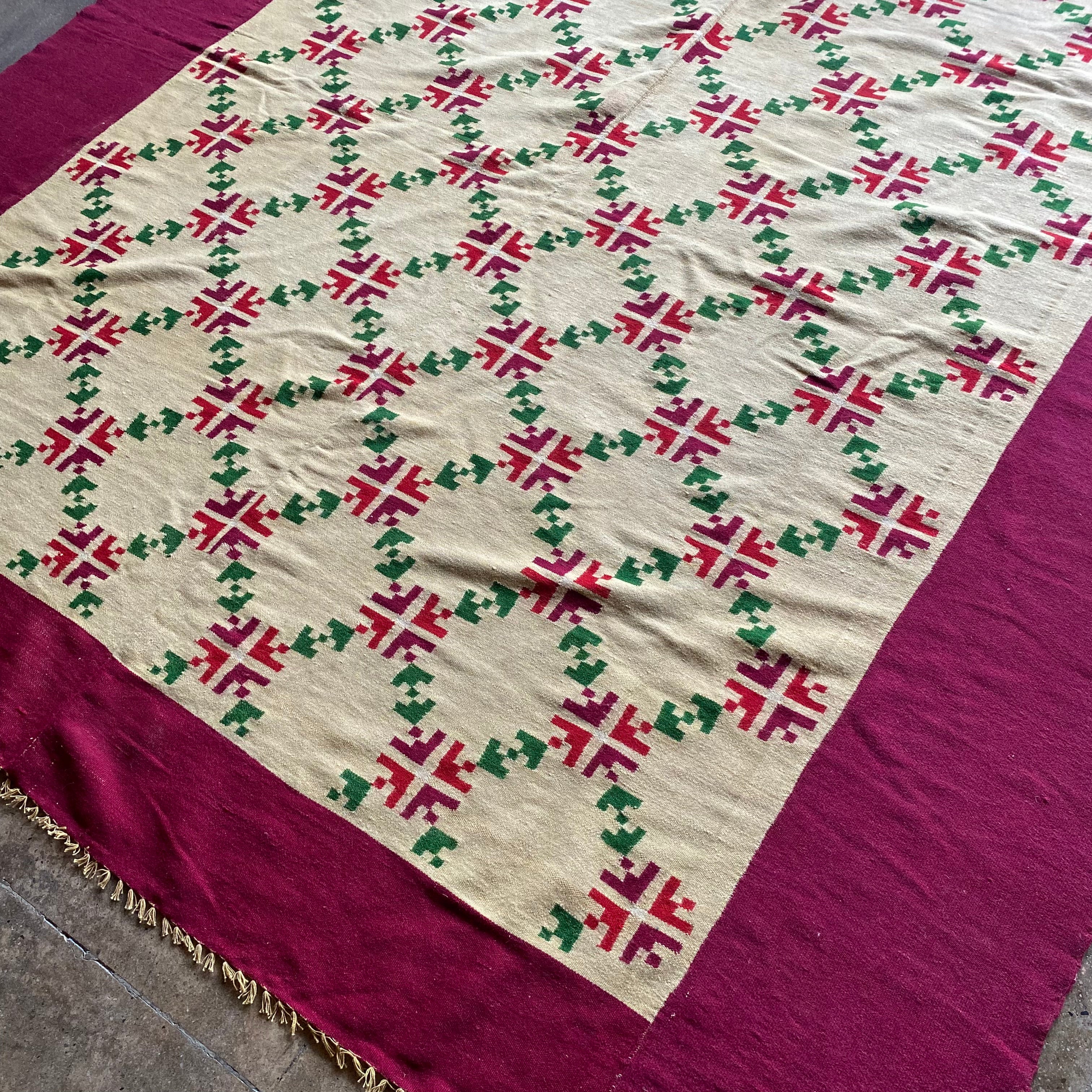 7'4” x 7'9” Vintage Turkish Rug