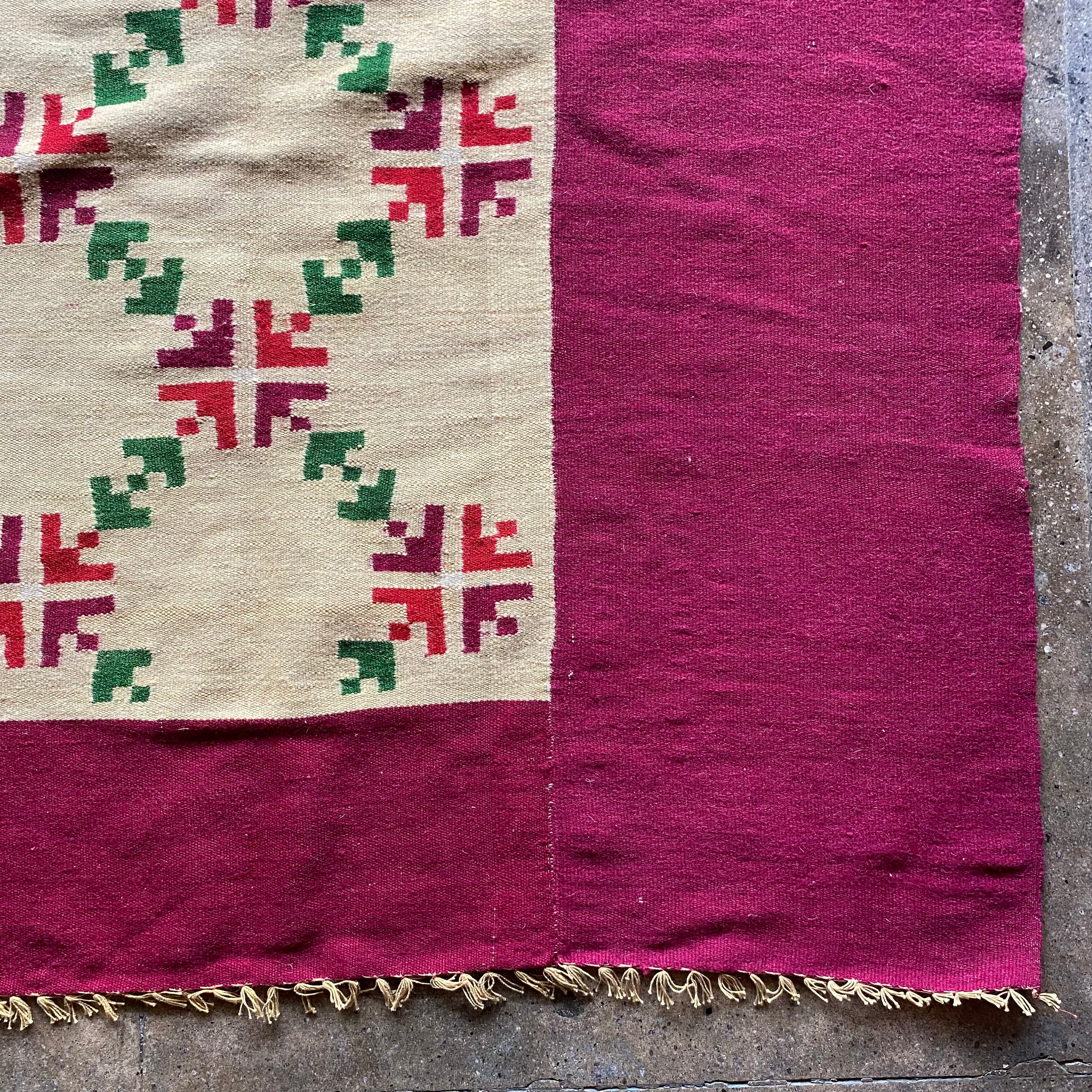 7'4” x 7'9” Vintage Turkish Rug