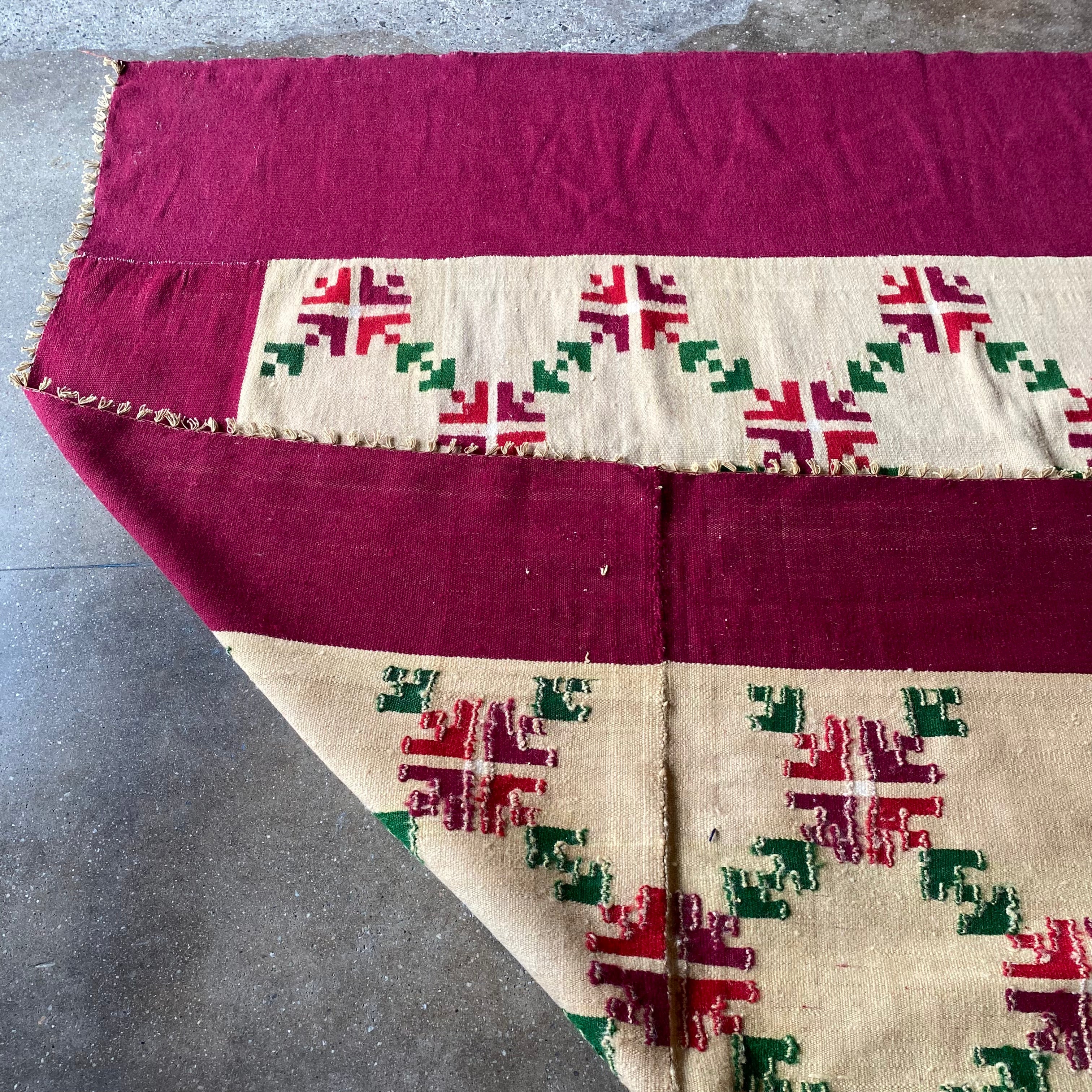 7'4” x 7'9” Vintage Turkish Rug