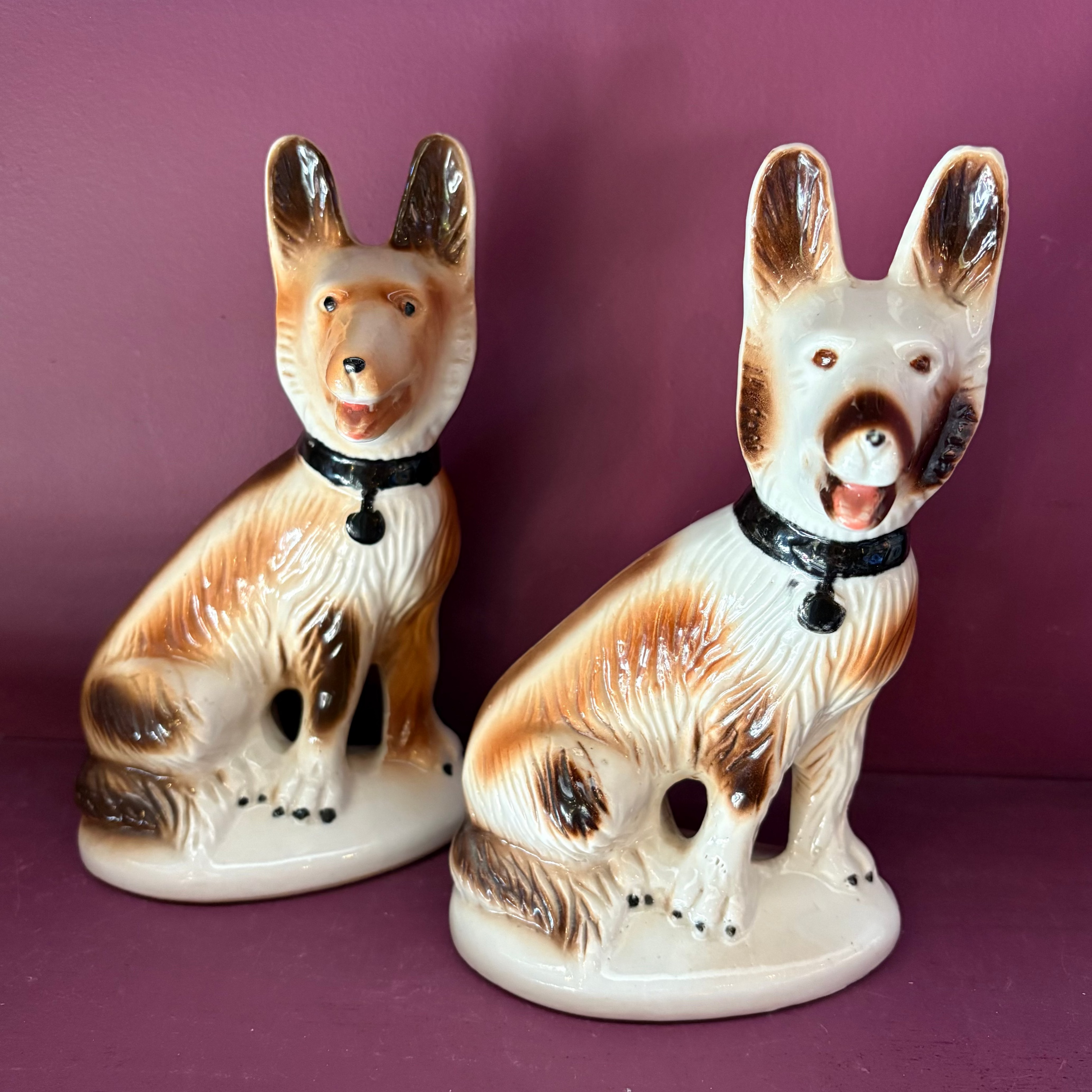 Vintage Brazilian Ceramic Dog Figure