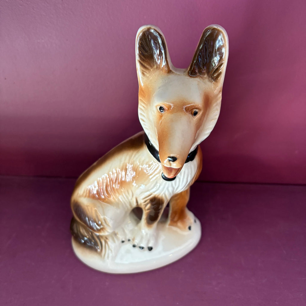 Vintage Brazilian Ceramic Dog Figure