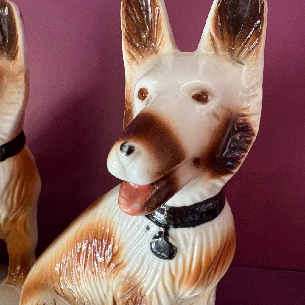 Vintage Brazilian Ceramic Dog Figure