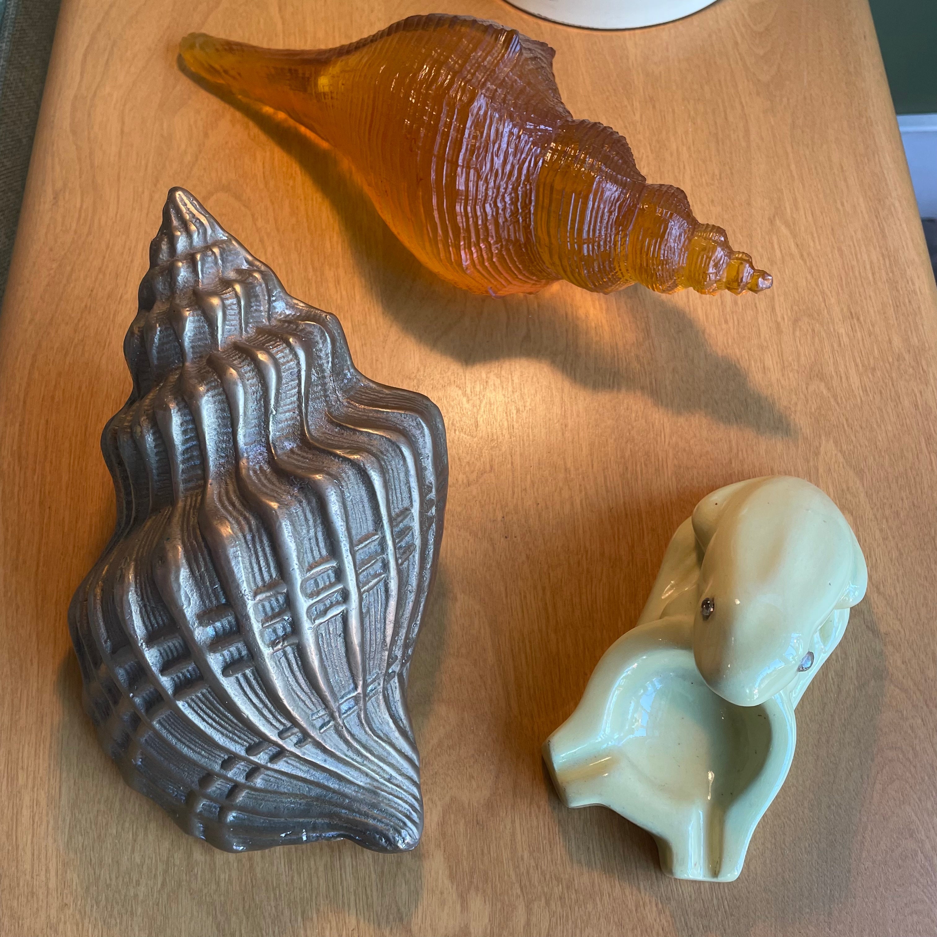 1970's Vintage Resin Seashell