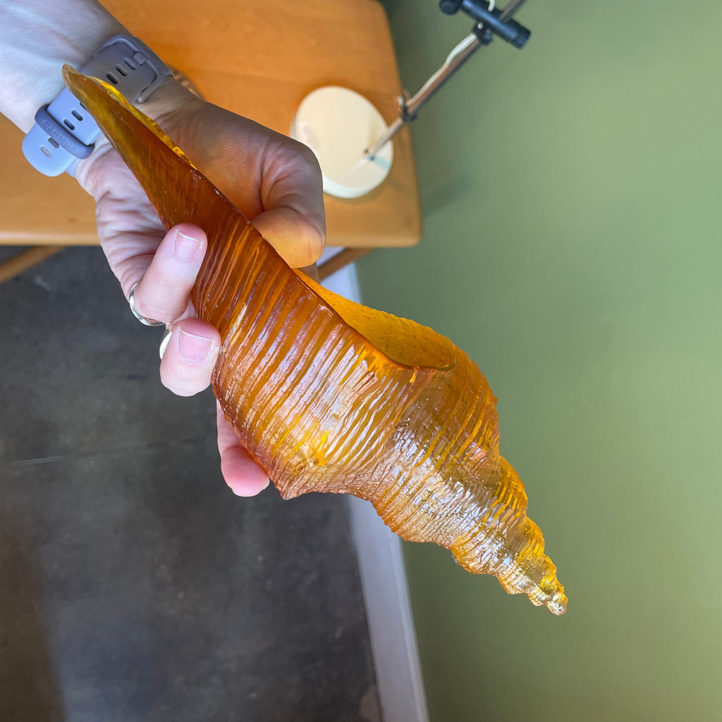 1970's Vintage Resin Seashell