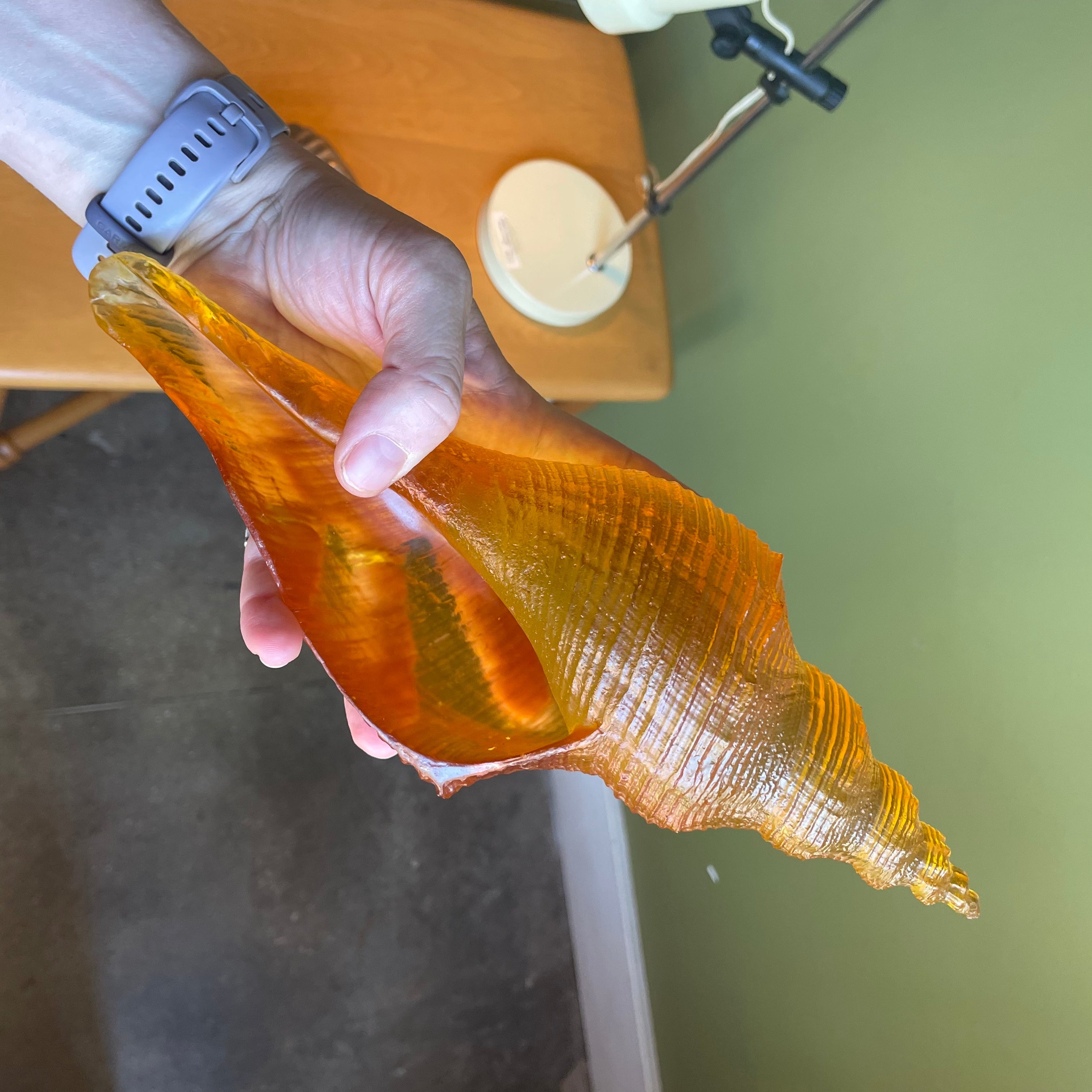 1970's Vintage Resin Seashell