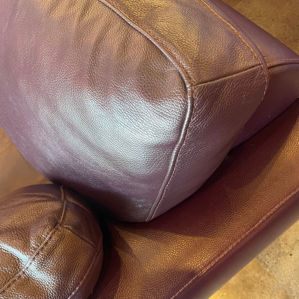 1980's Vintage Italian Leather Sofa by Natuzzi