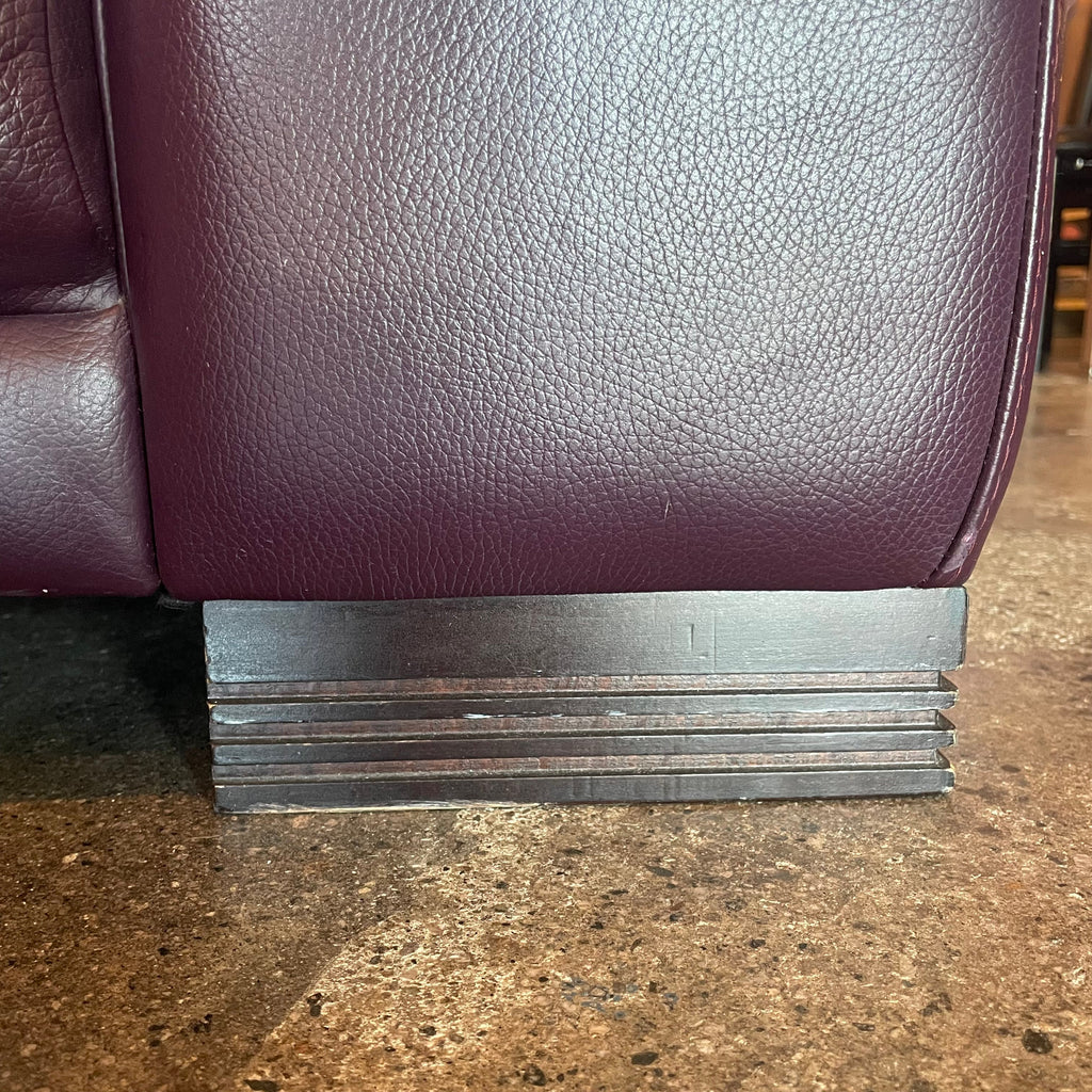 1980's Vintage Italian Leather Sofa by Natuzzi