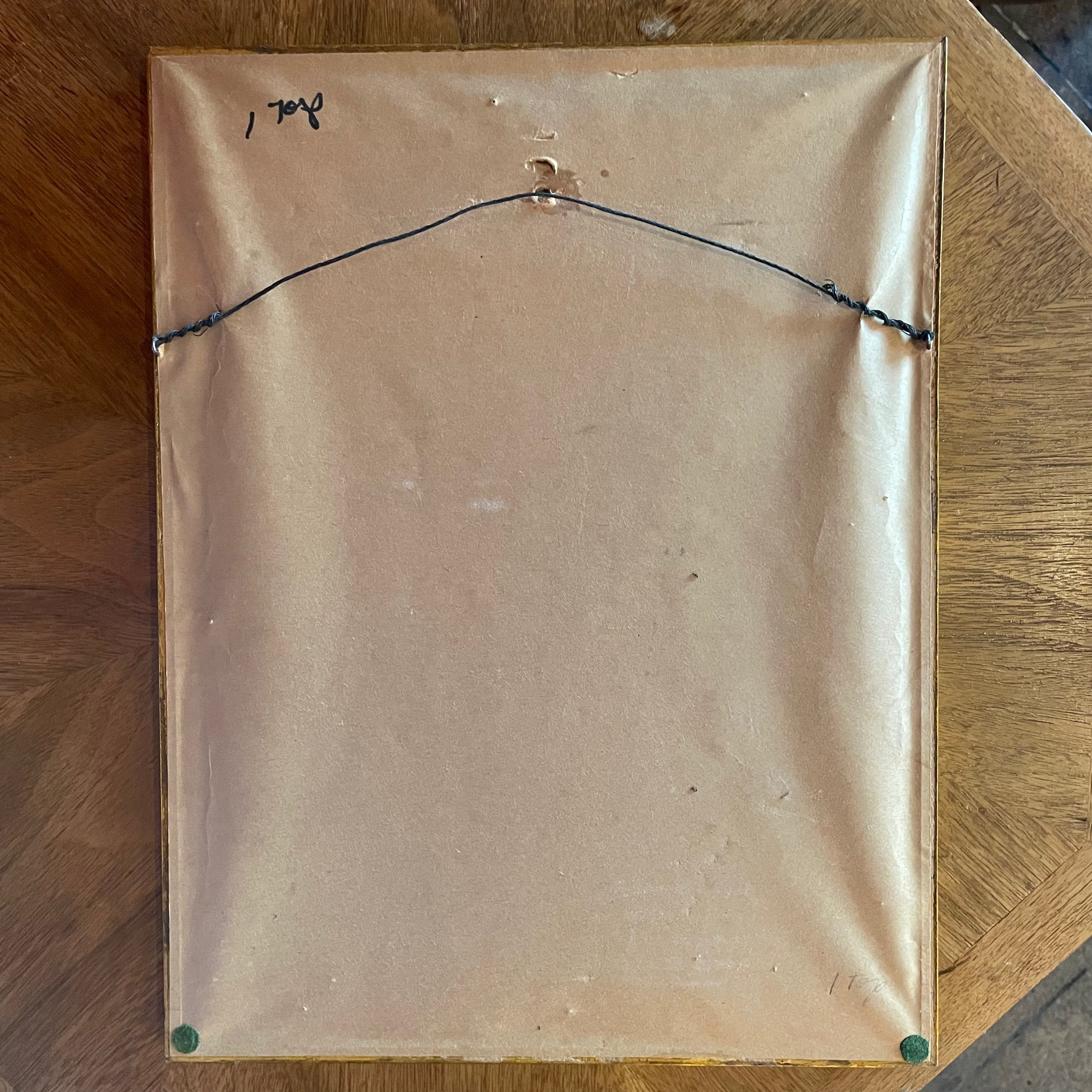 Vintage Framed Etching: "Georgetown" by Gustav Trois - 10" x 13"