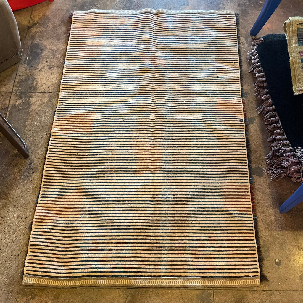 1970's Swedish Rya Shag Rug - 37" x 68"