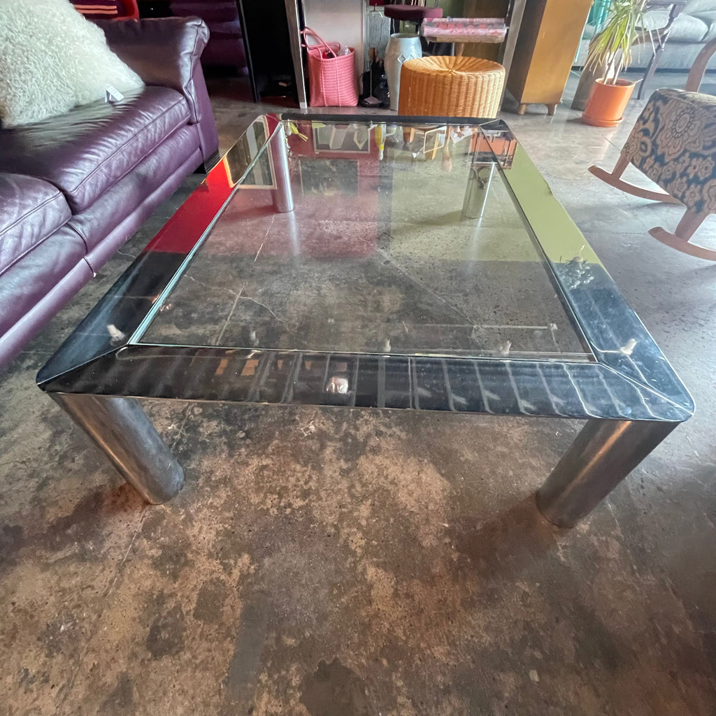 1960's Tubular Steel Coffee Table by Sergio Mazza & Giuliana Gramigna for Cinova