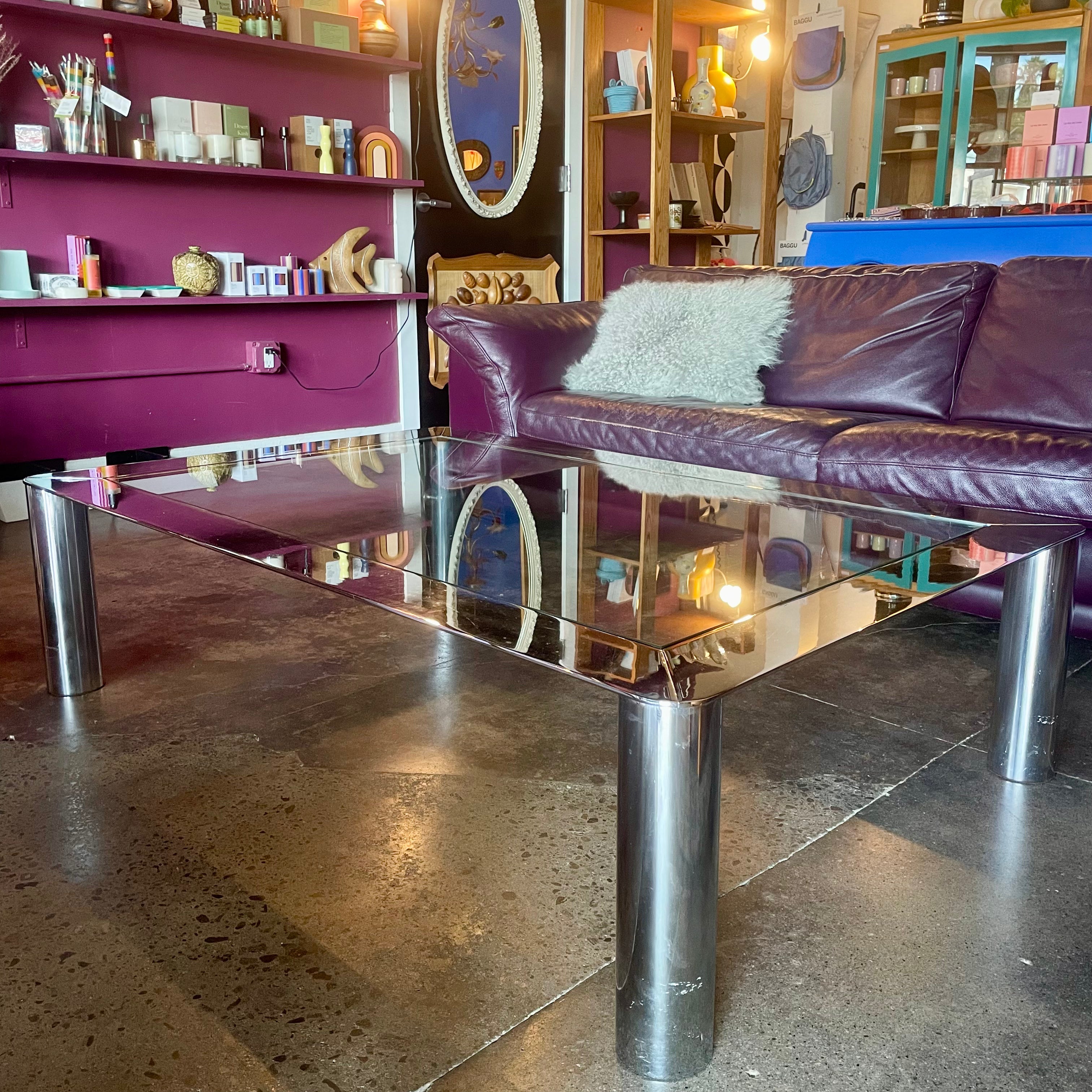 1960's Tubular Steel Coffee Table by Sergio Mazza & Giuliana Gramigna for Cinova