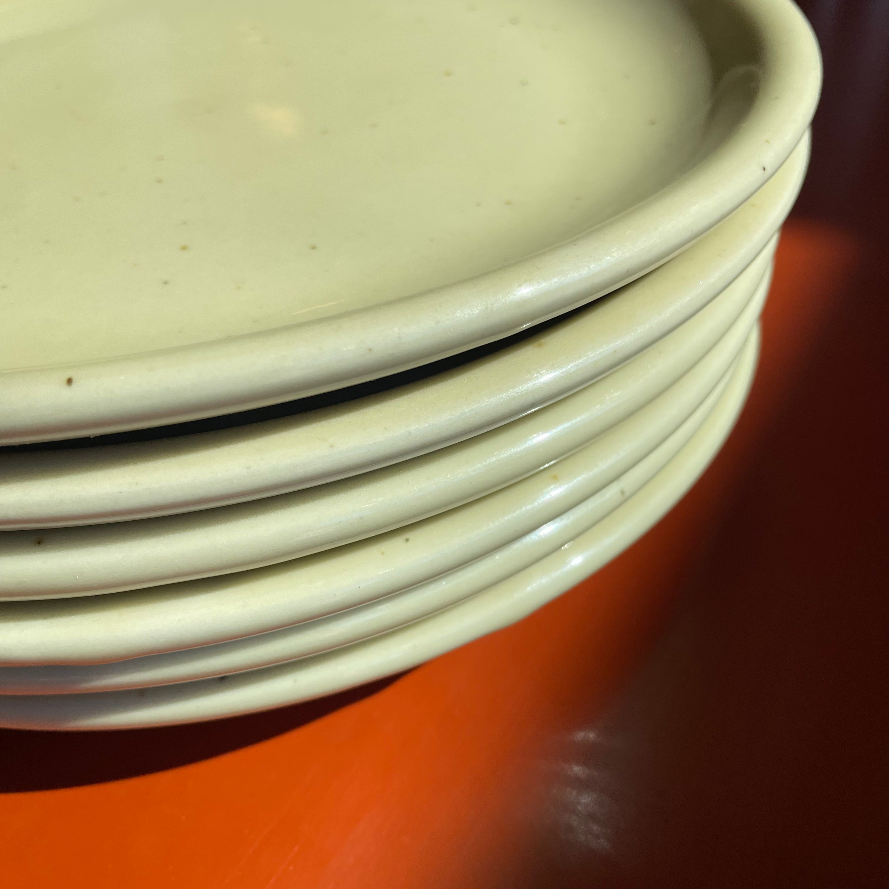 1960's Galaxy Milkstone Dinner Plates