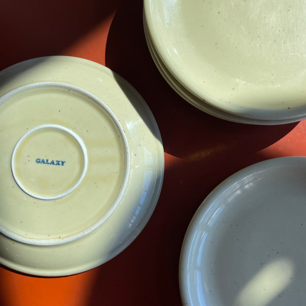 1960's Galaxy Milkstone Dinner Plates