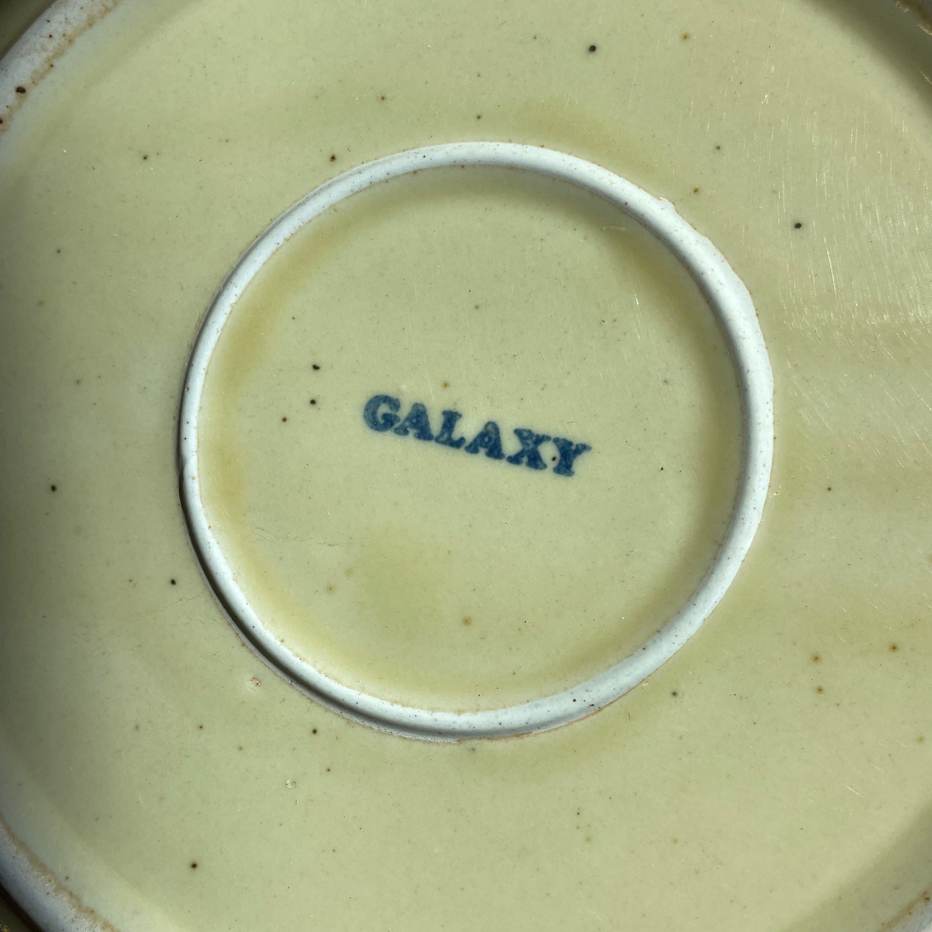 1960's Galaxy Milkstone Dinner Plates