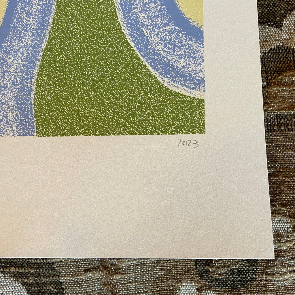 14" x 19.5" Green Orbs Art Print by Bianca Yvonne