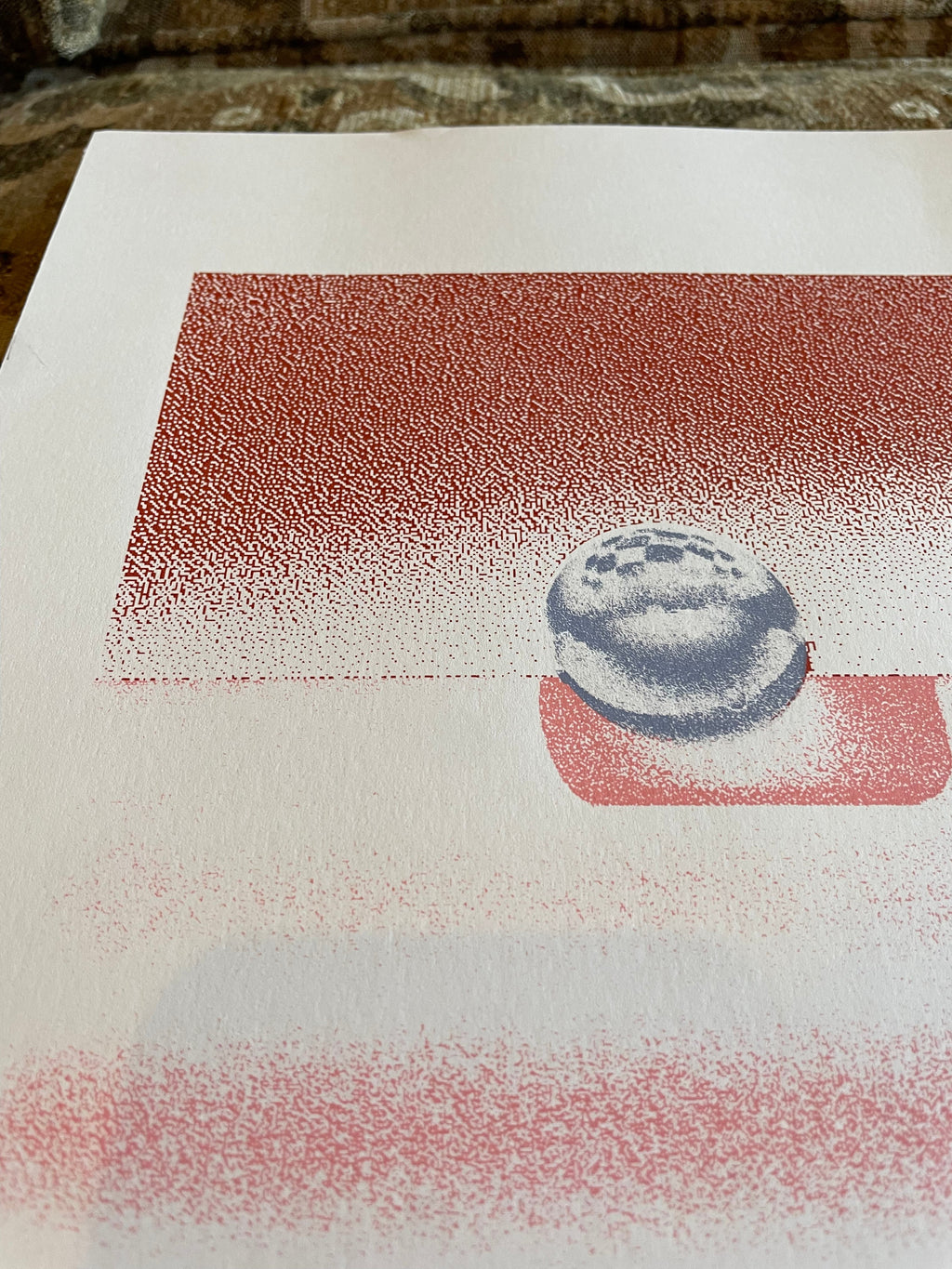 14.25" x 20" Pink Orbs Art Print by Bianca Yvonne