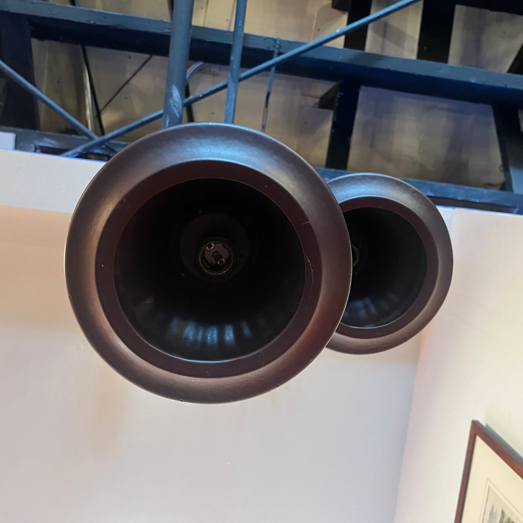 Vintage Danish Ceramic Pendant Lamps - Sold as a Set