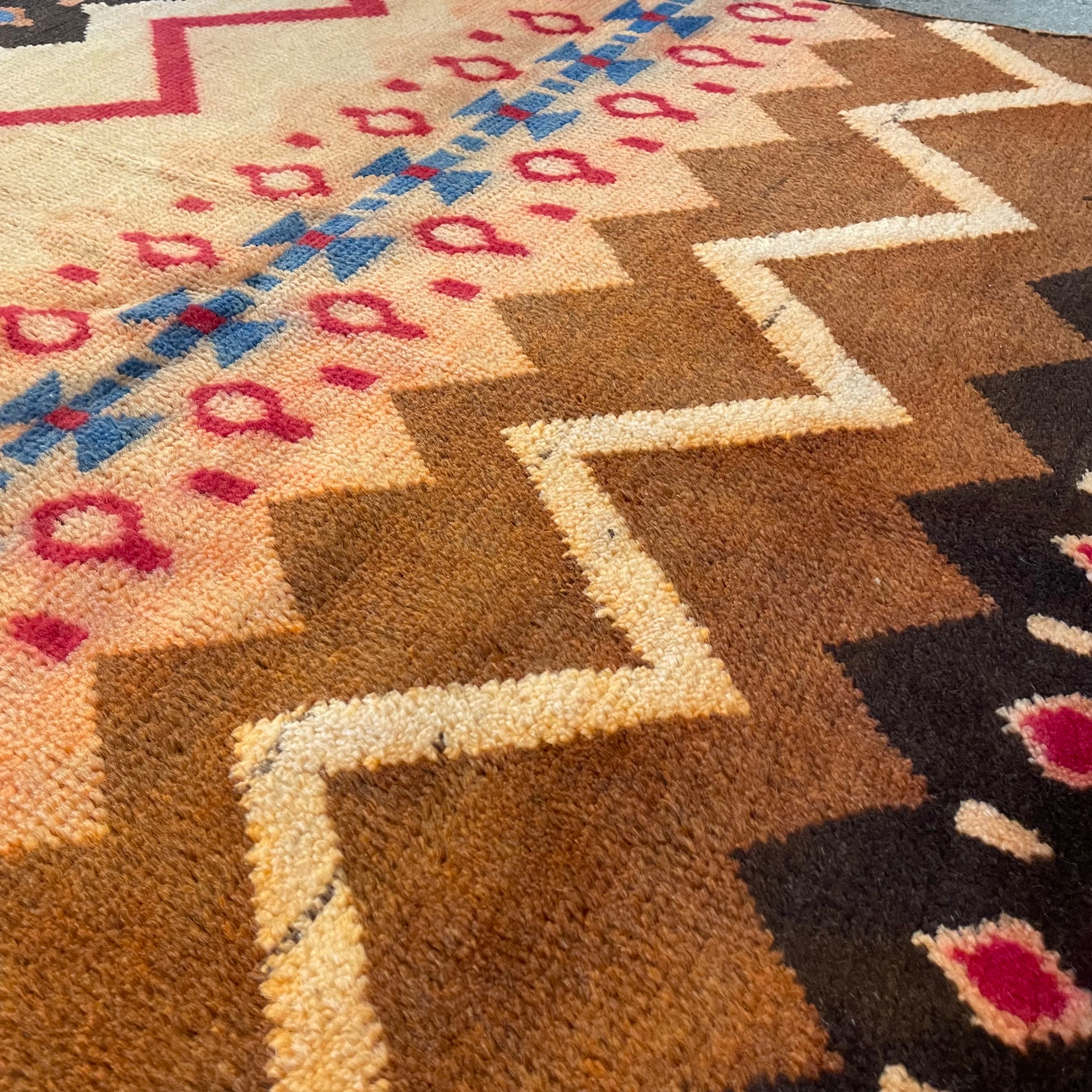 3'10" x 6'4" Vintage Turkish Rug