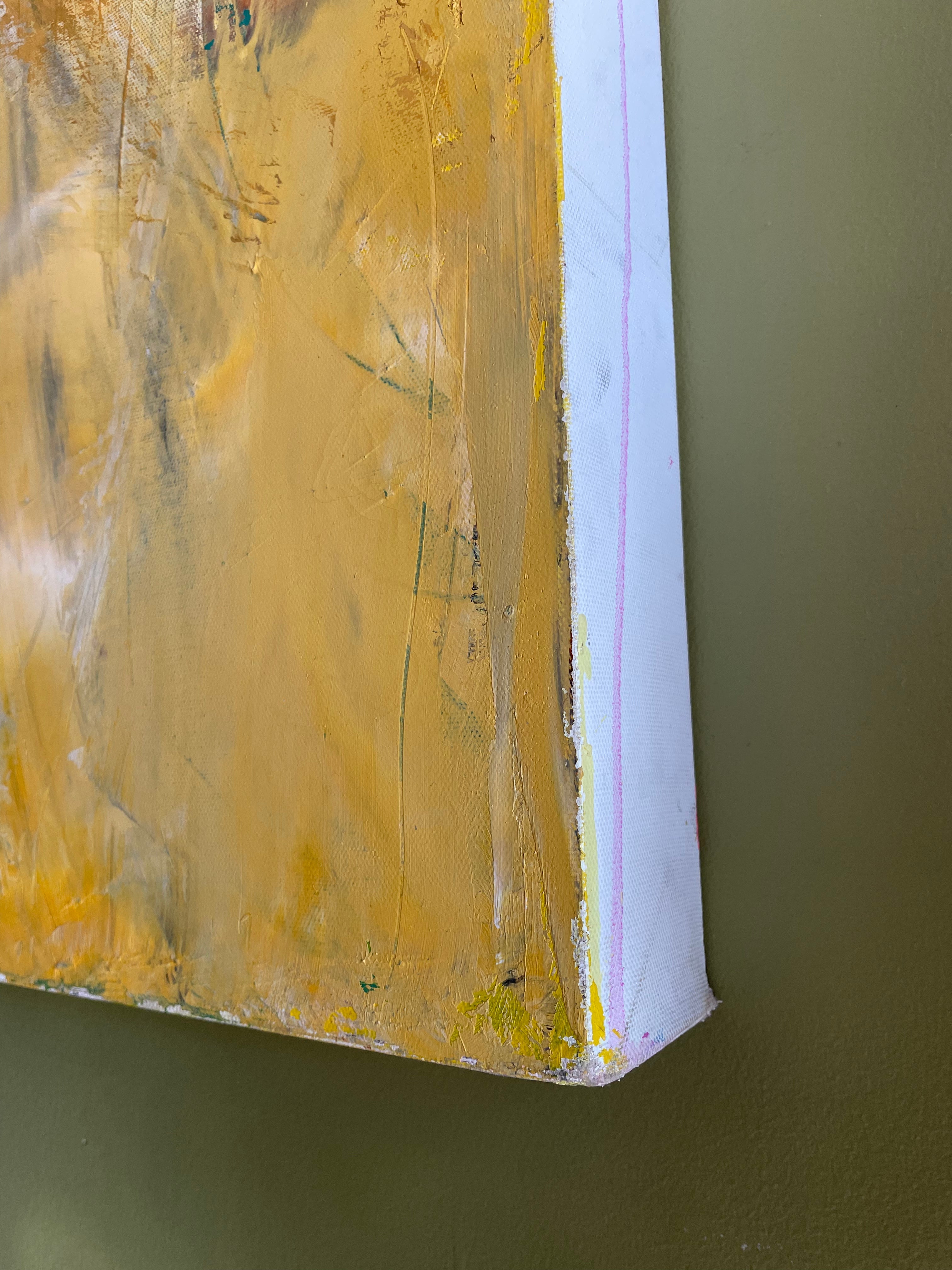 "Flight" - 30" x 40" Oversized Abstract Painting by Dawn Leahy