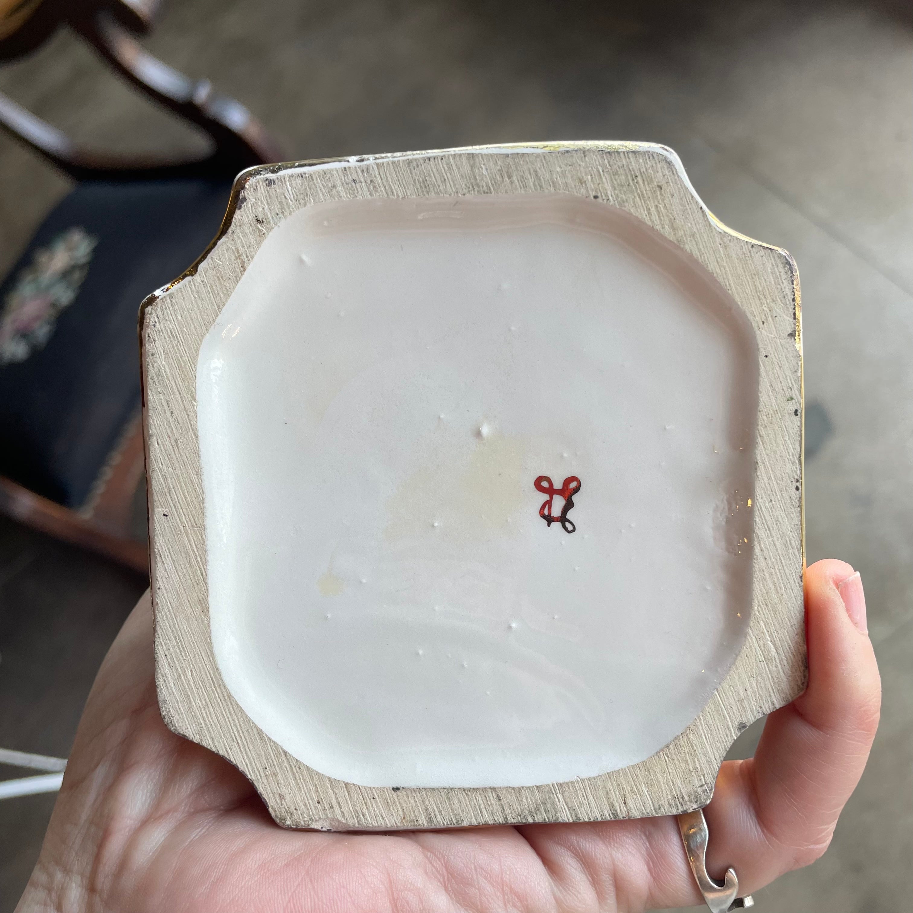 Vintage Italian Capodimonte Porcelain Vase