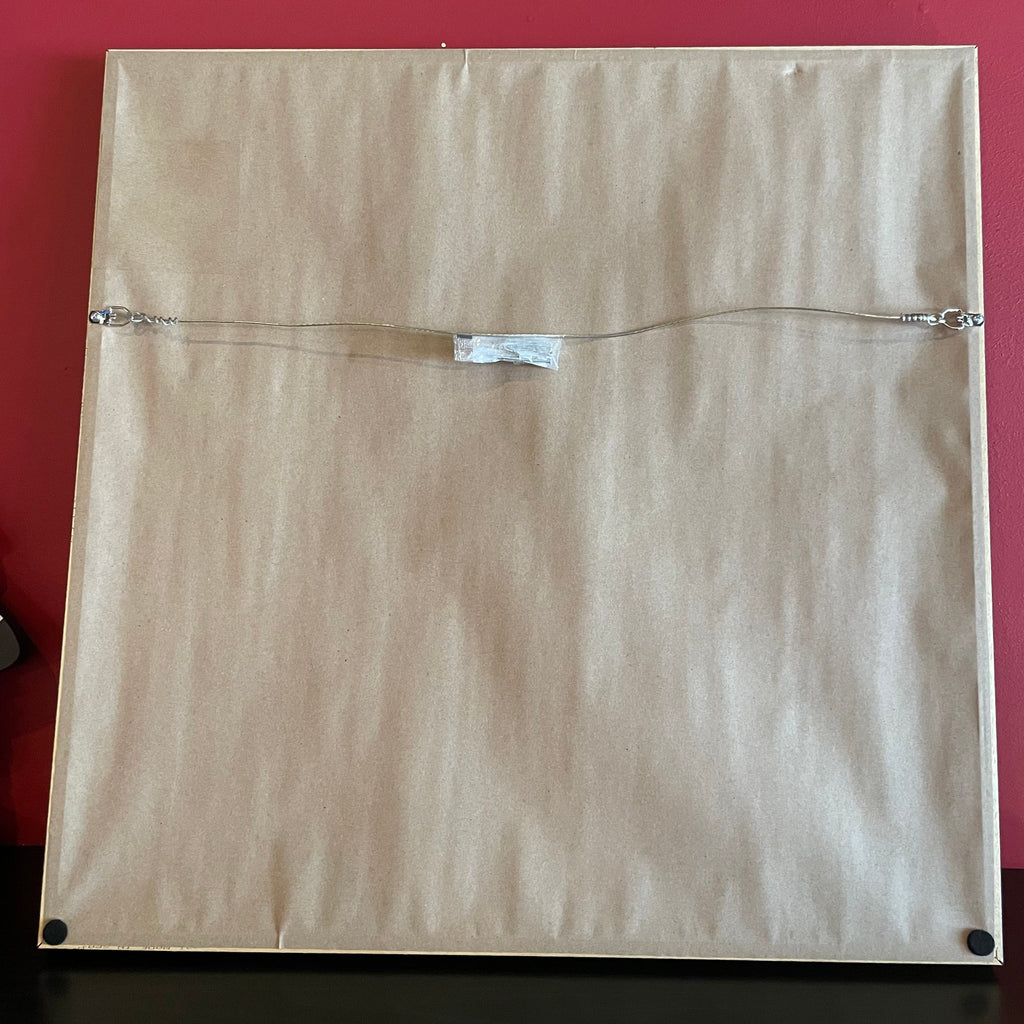 1970's Framed Abstract Painting : Acrylic on Canvas