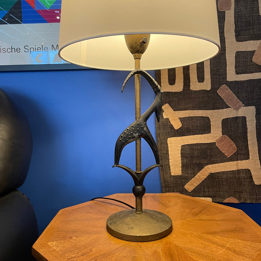 1950's Vintage Brass Goat Lamp by Rembrandt